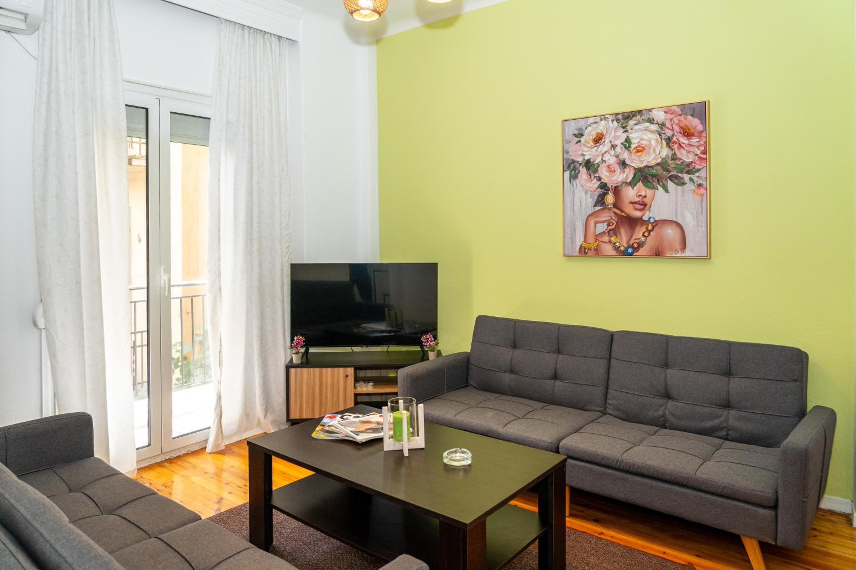 Agias Sofias promenade apt view 2