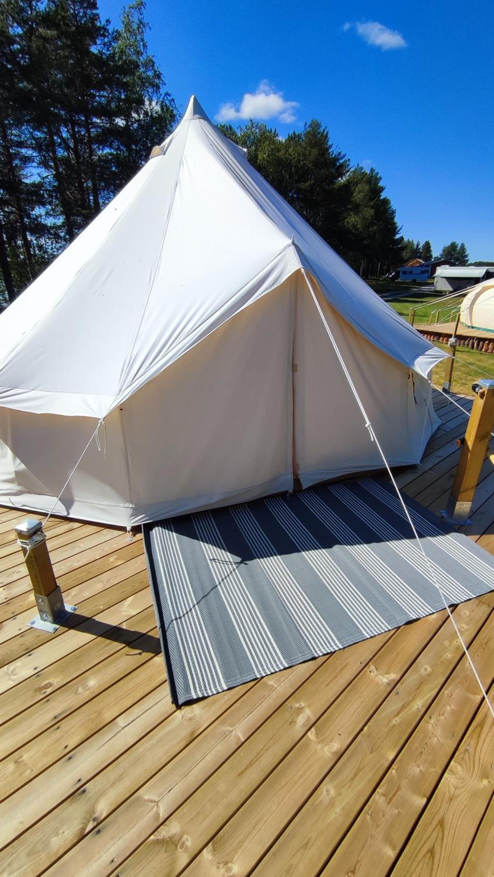 Glamping tält/tent - Glampingzelt -Lodge - Sjöutsikt view 2