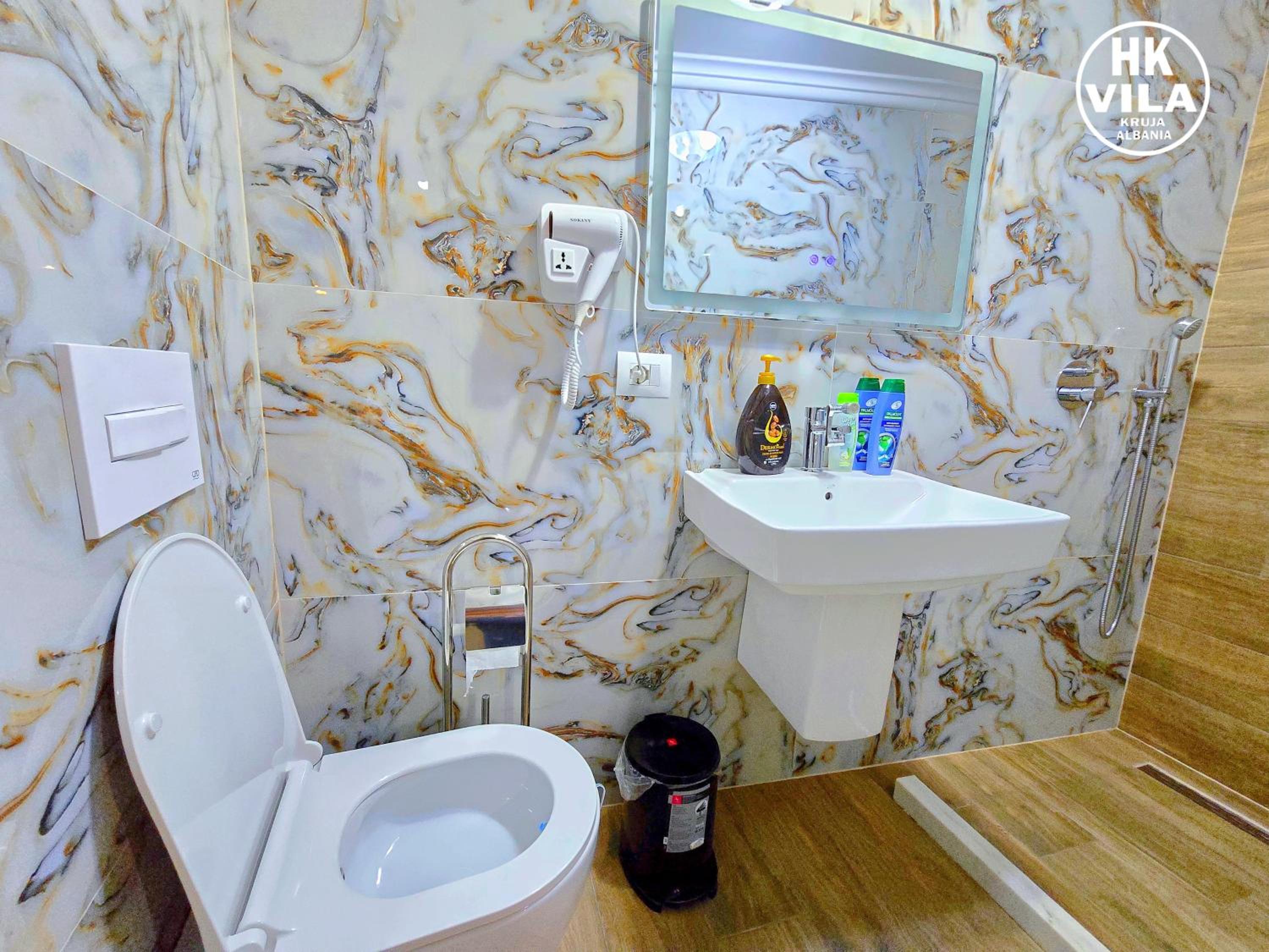 Vila HK is a cozy and welcoming house in the heart of Kruje It offers comfortable accommodation,free public parking nearby,and breakfast included,ensuring 
