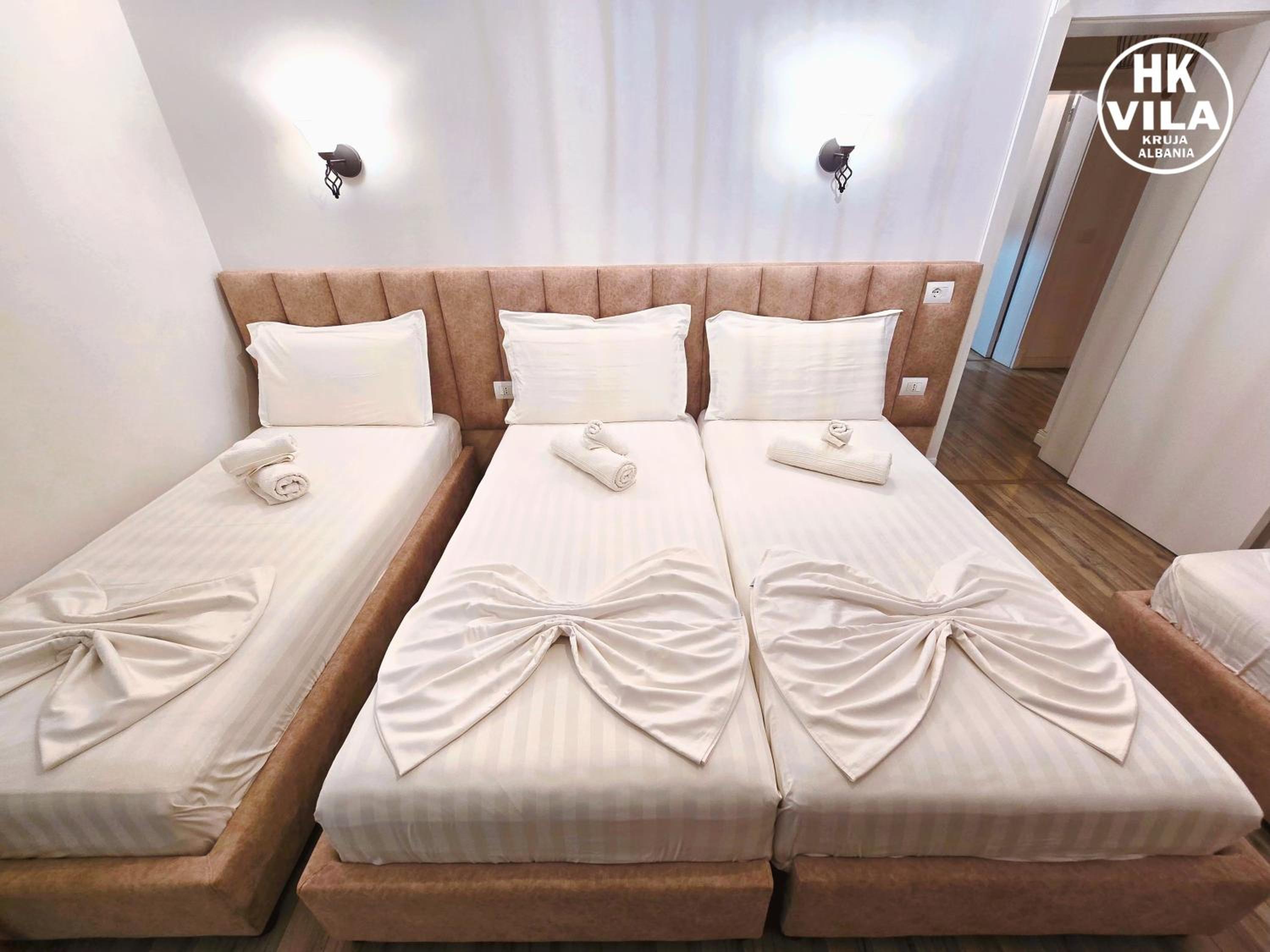 Vila HK is a cozy and welcoming house in the heart of Kruje It offers comfortable accommodation,free public parking nearby,and breakfast included,ensuring 