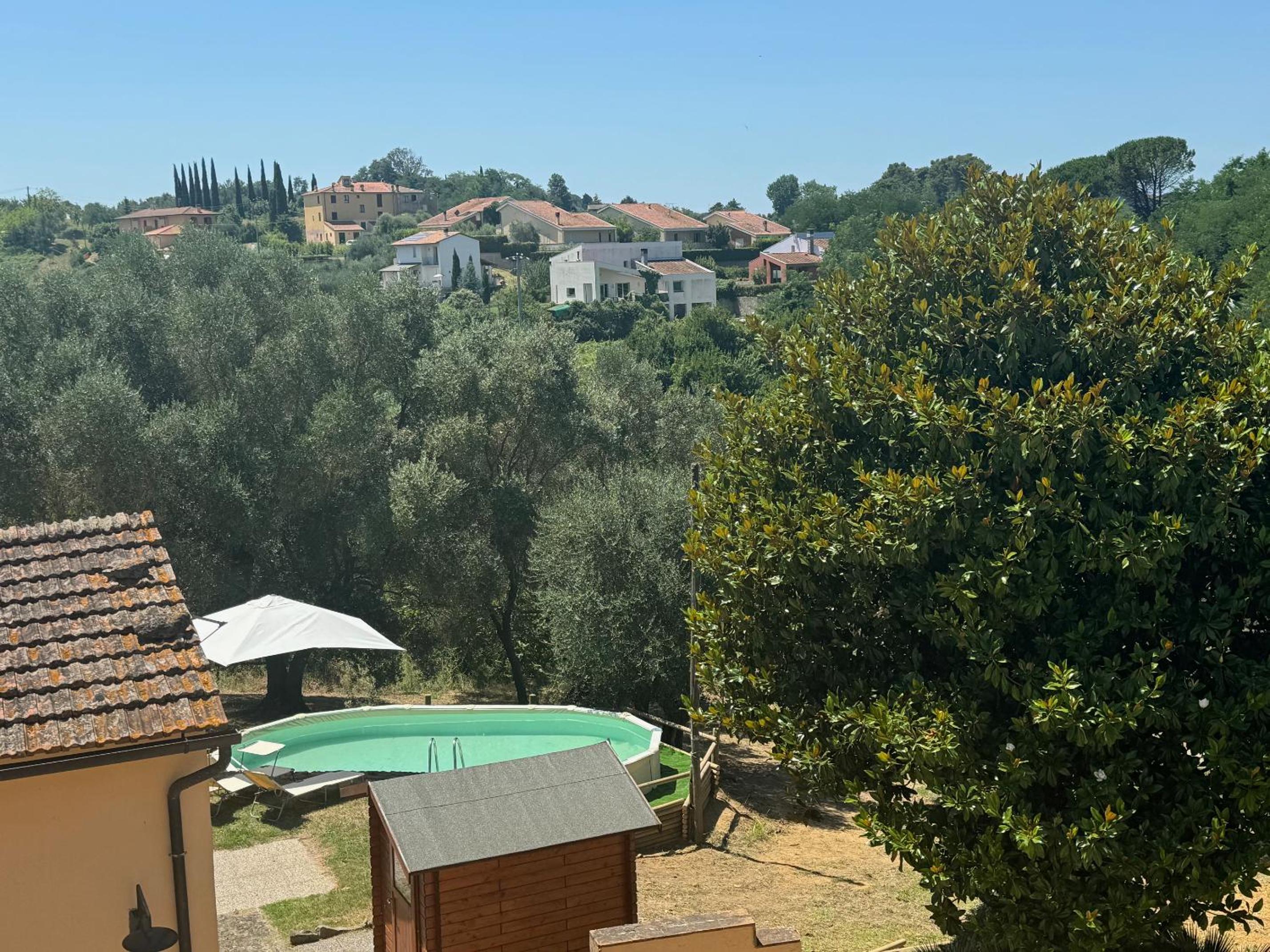 Restored farmhouse on top of a hill with panoramic view view 2