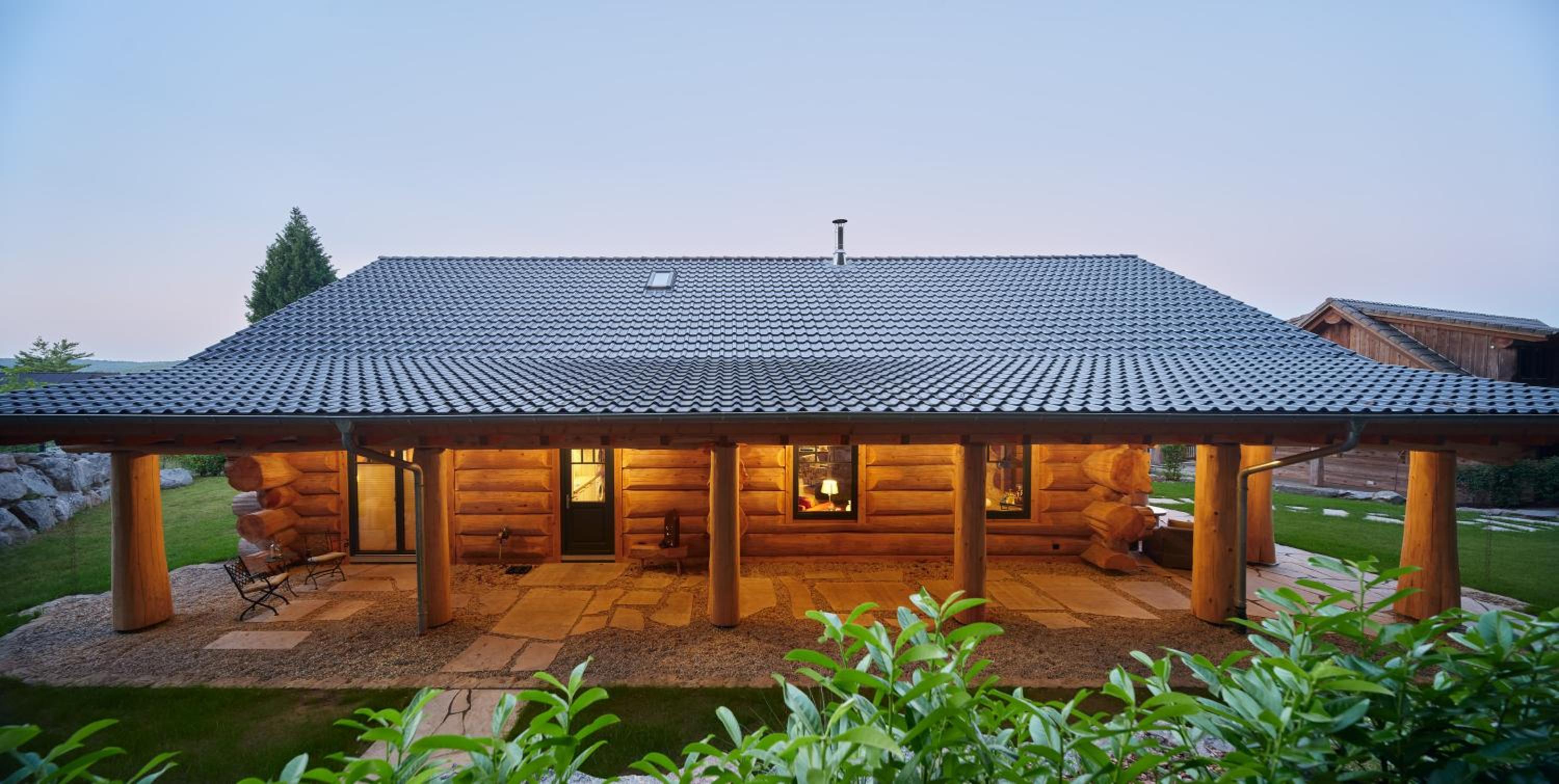 Eveningwood - DTV 5 Sterne Luxus Hüttenparadies, Blockhaus