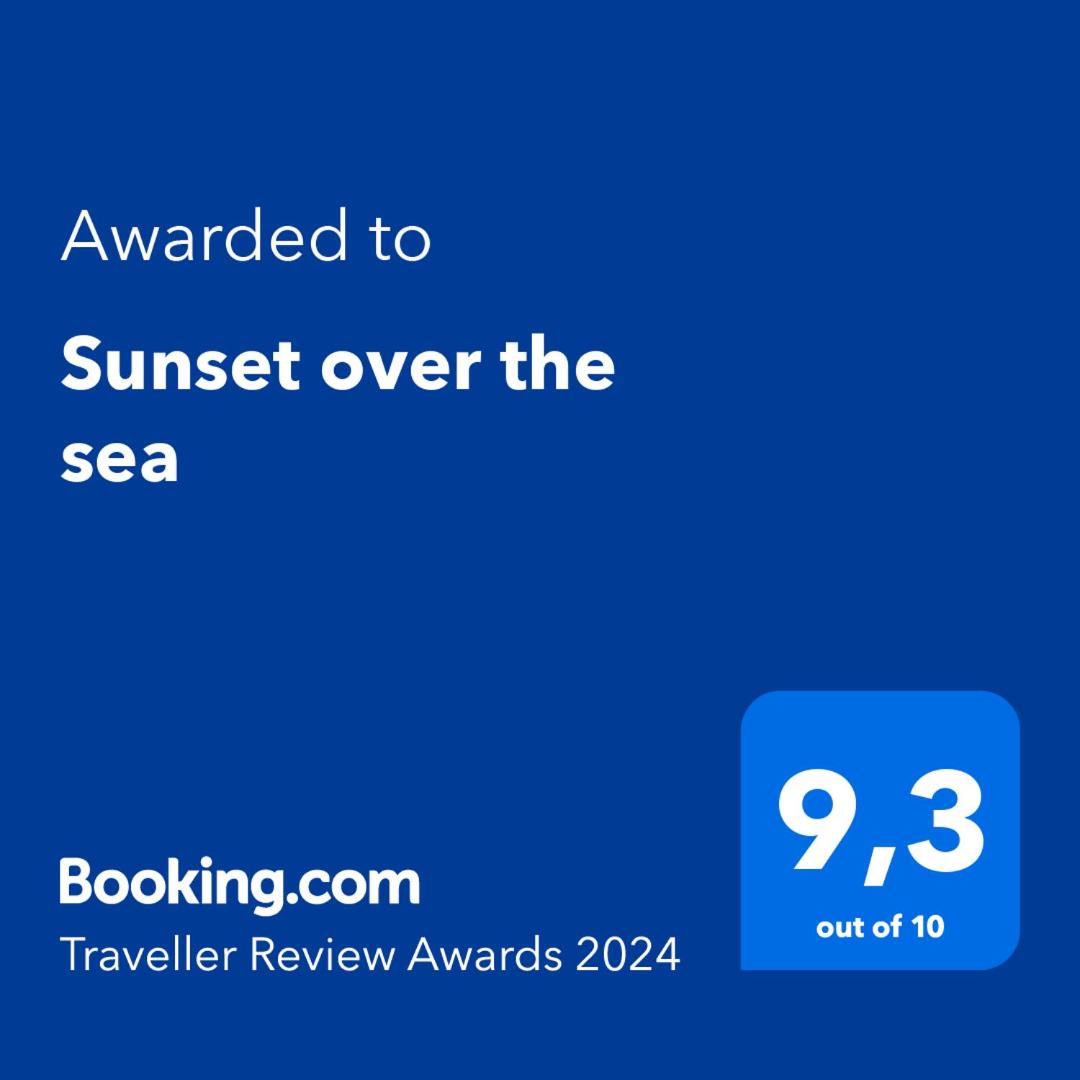 Sunset over the sea
