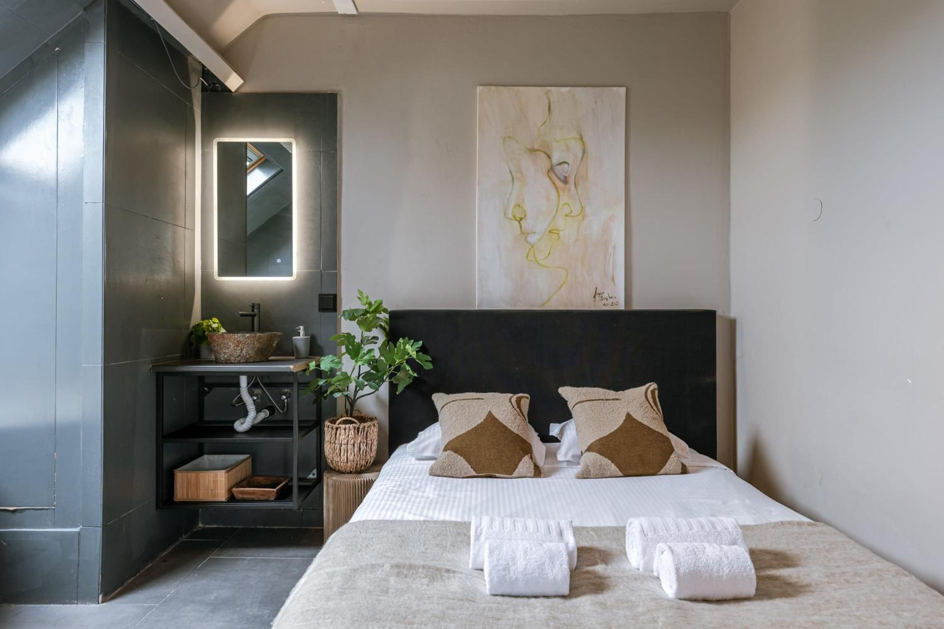 Chic rooftop apartment in Antwerp's shopping hub, pets are welcome
