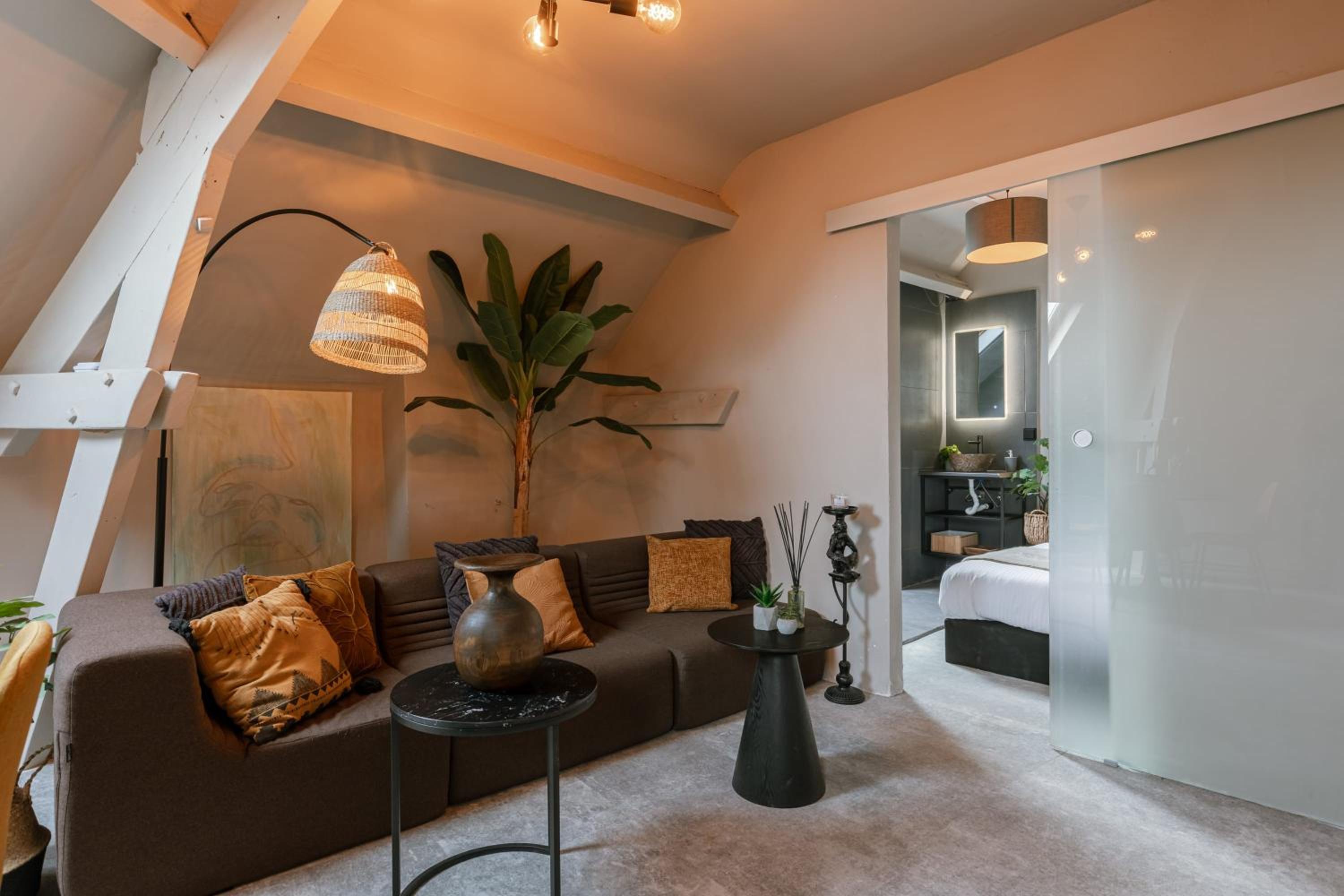 Chic rooftop apartment in Antwerp's shopping hub, pets are welcome