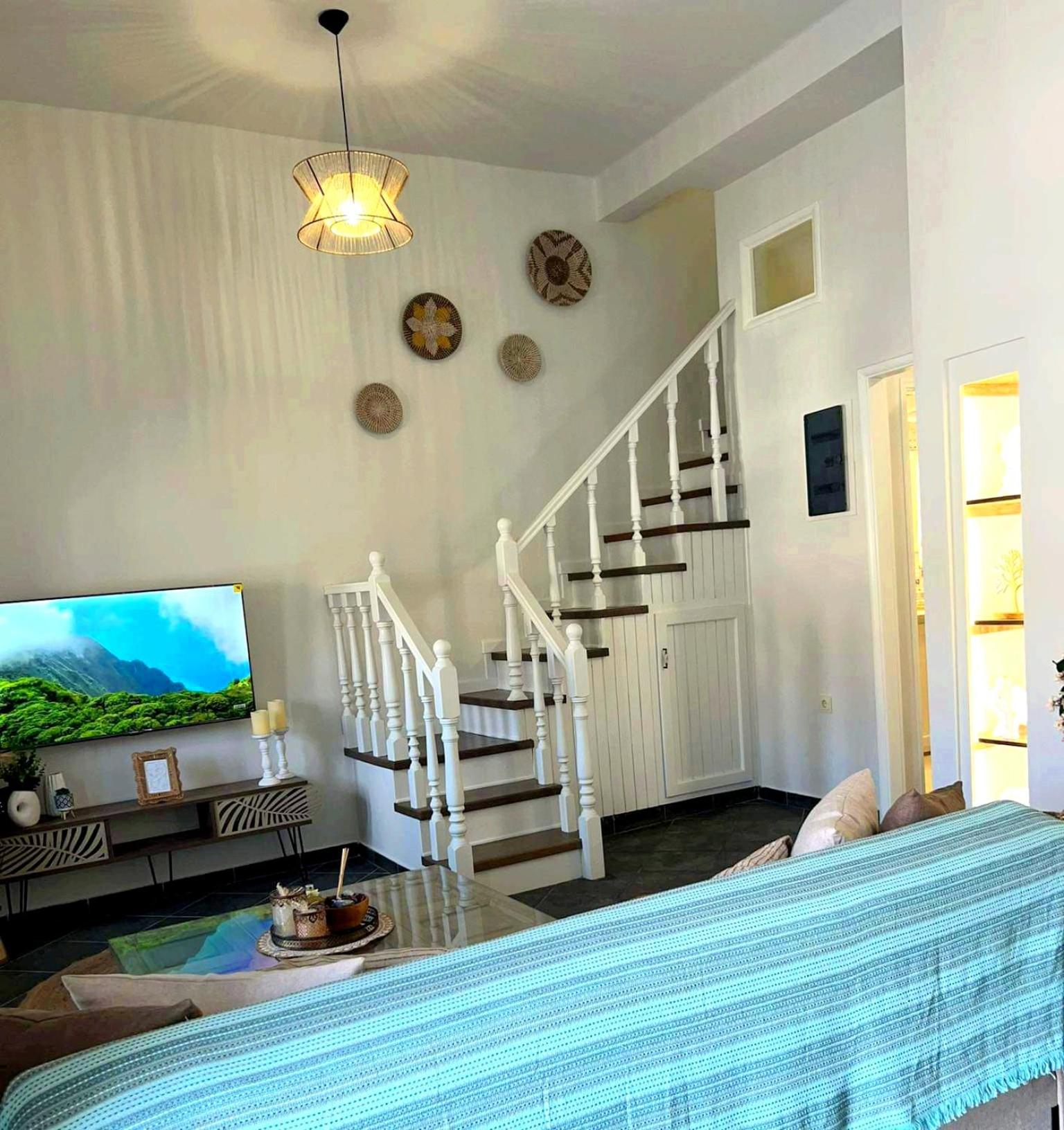Triton Villa at Kasonia beach Pothia view 3