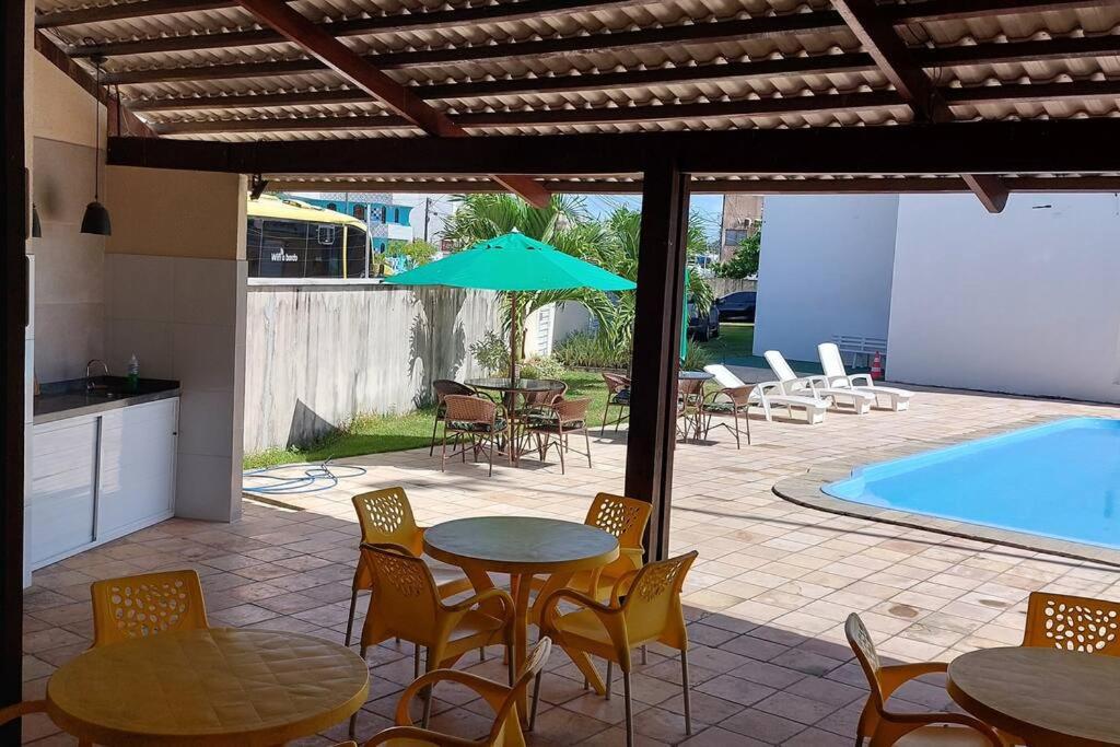 Lindo flat térreo em Porto de galinhas