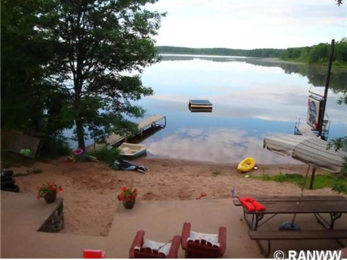 NORTHWOODS HAVEN HOUSE - 6 BED-4 BATH LODGE ON LAKE IN SPOONER! ENJOY THE LAKE LIFE, TRAILS and AMMENITIES, INCLUDING COMMERCIAL KITCHEN view 2