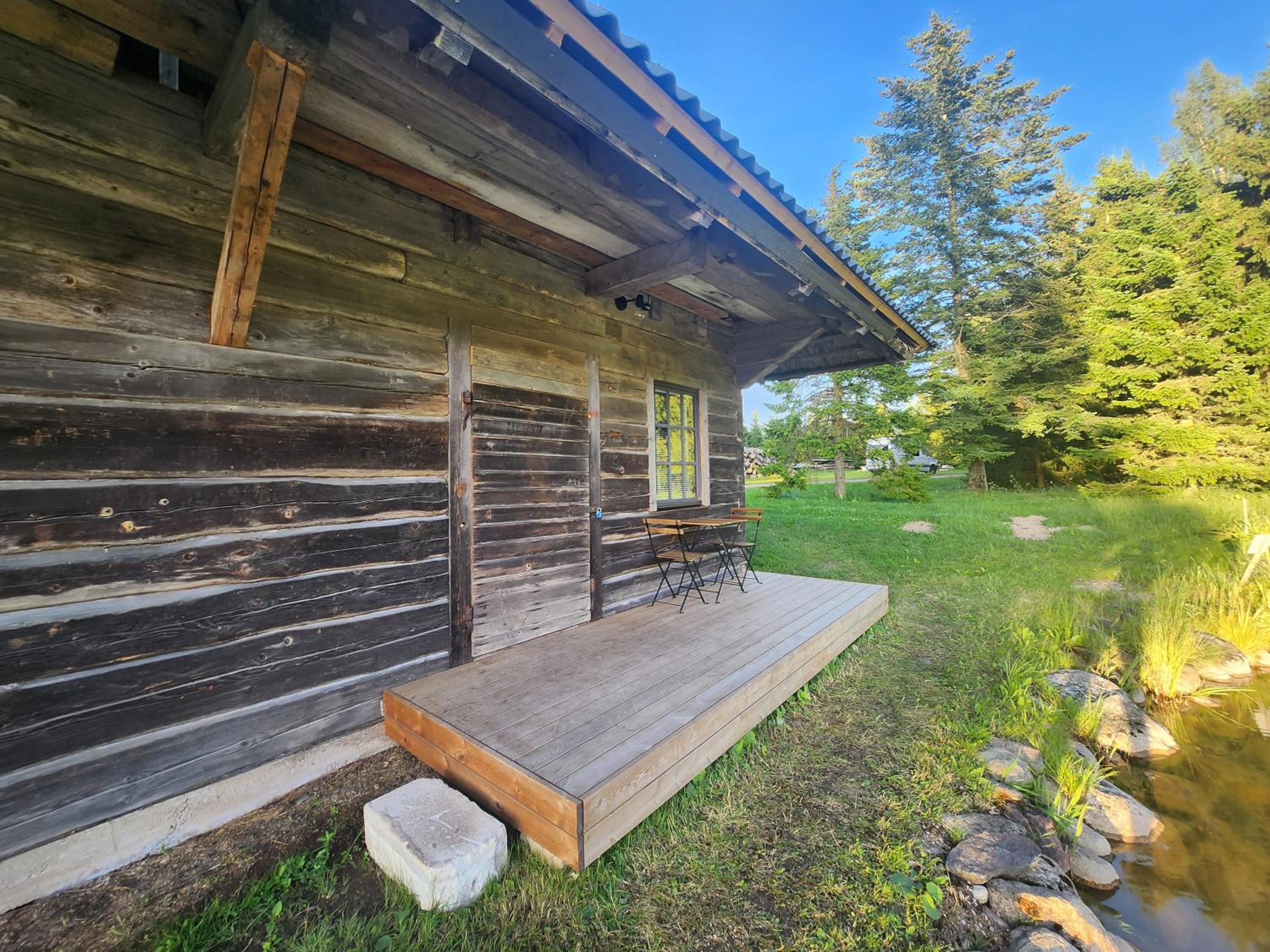 Loghouse by the lake