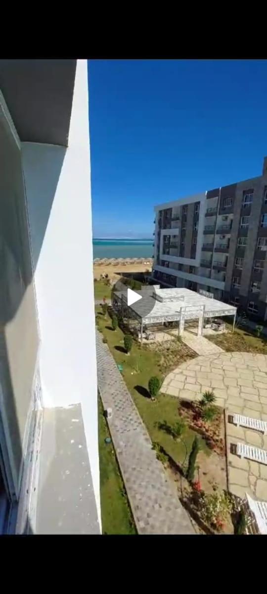Wonderful two-bedroom apartment balcony in Fanadir aqua park beach