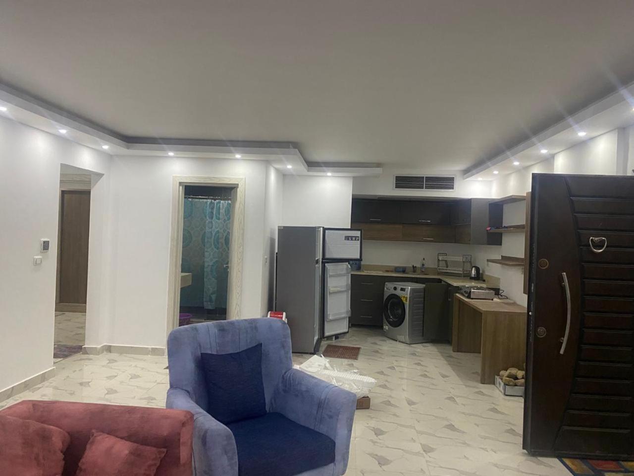 Wonderful two-bedroom apartment balcony in Fanadir aqua park beach