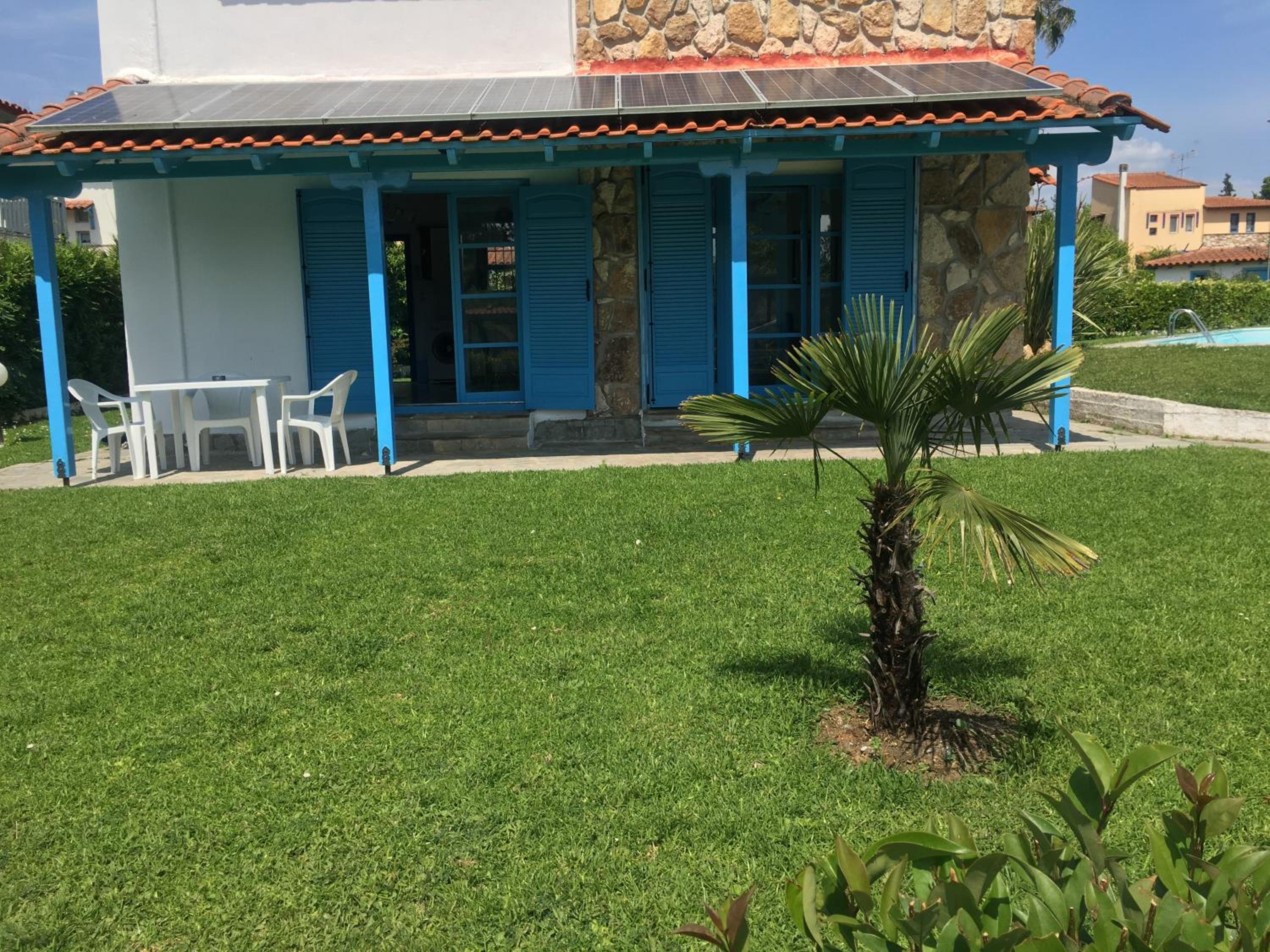 Blue house
