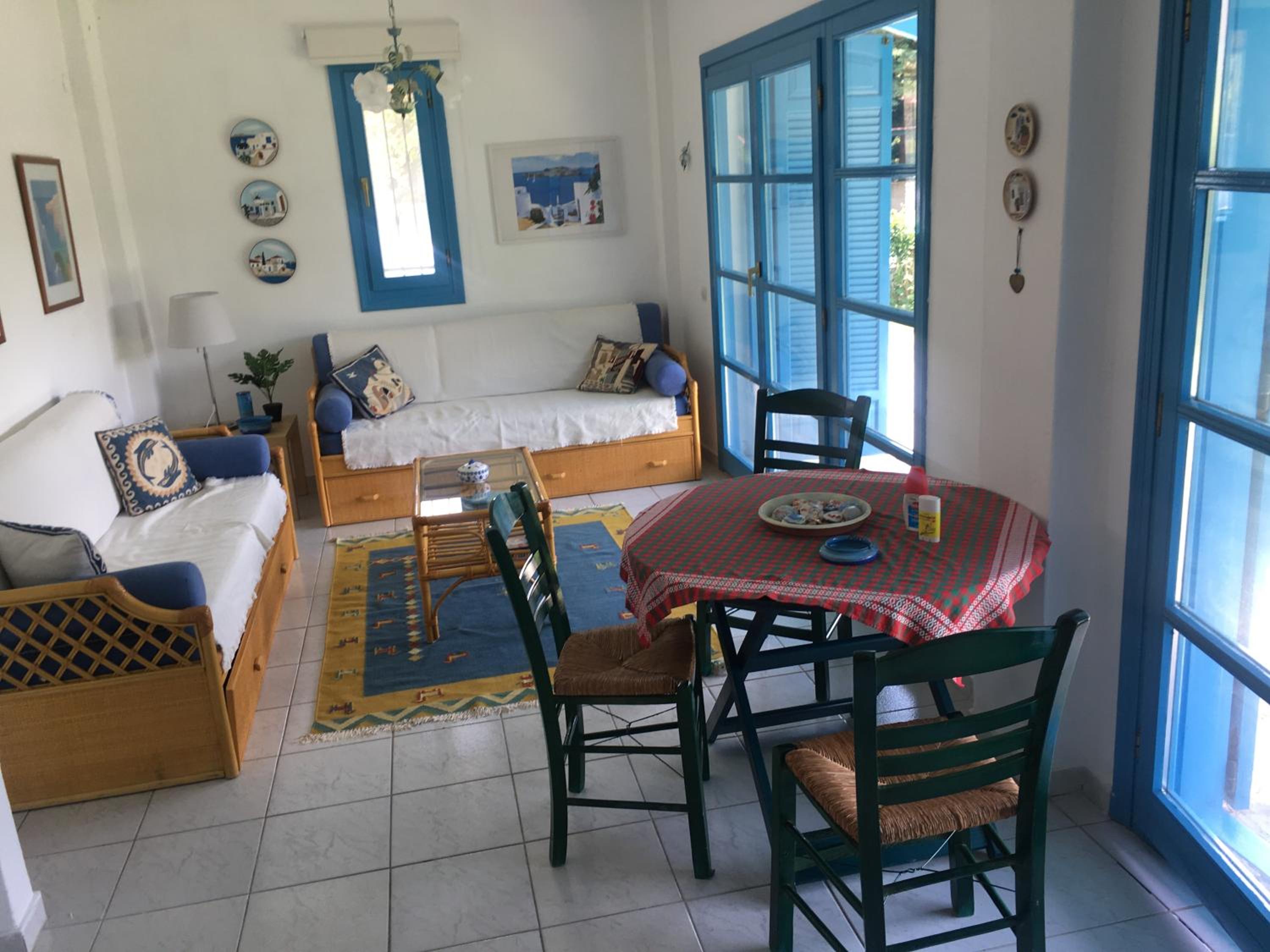 Blue house