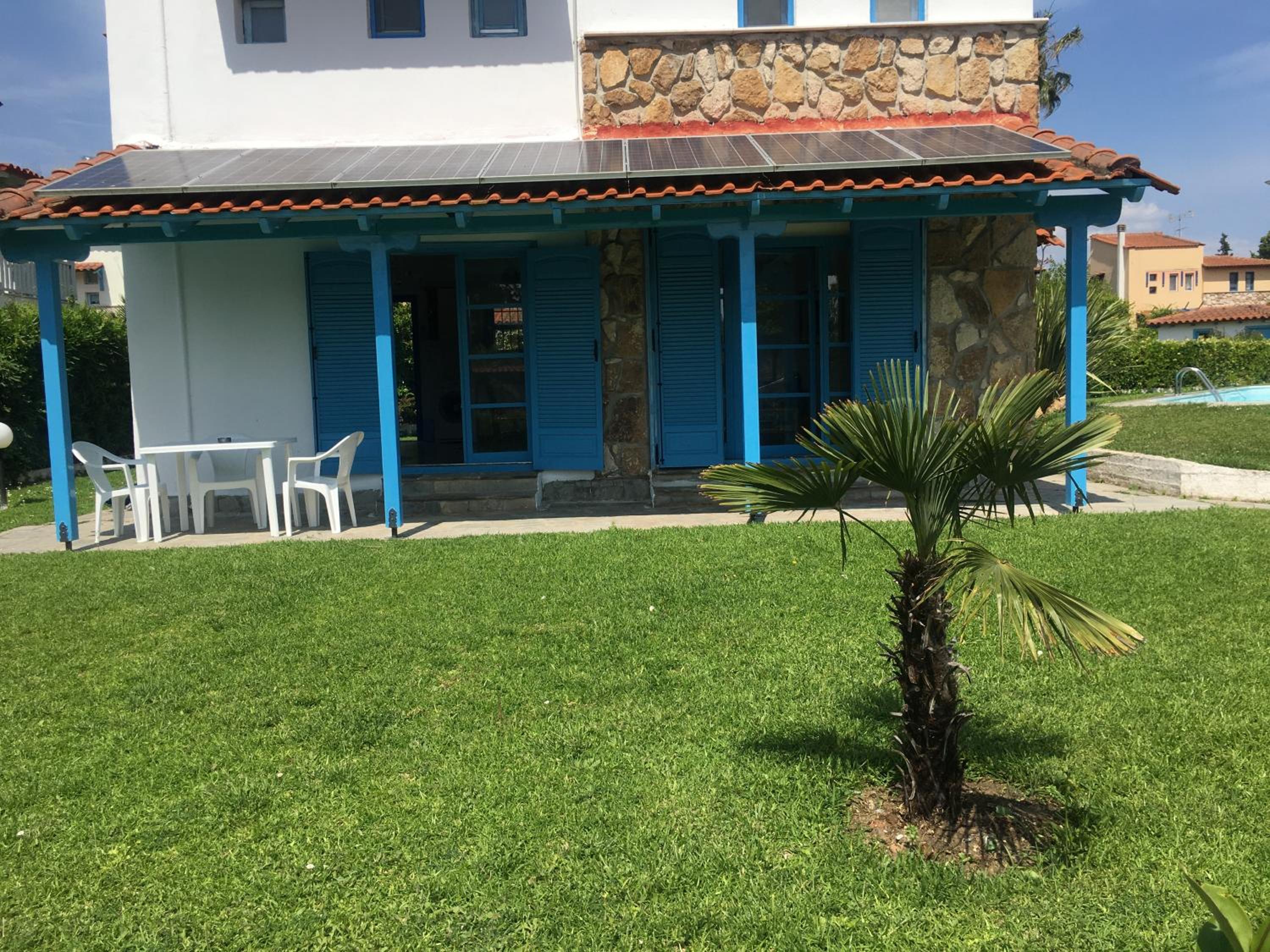 Blue house