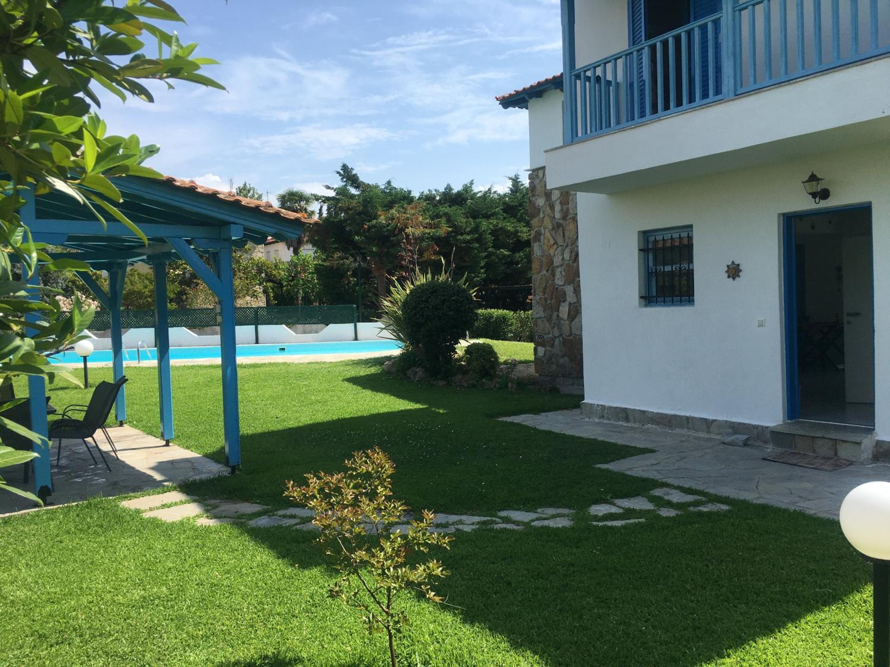 Blue house