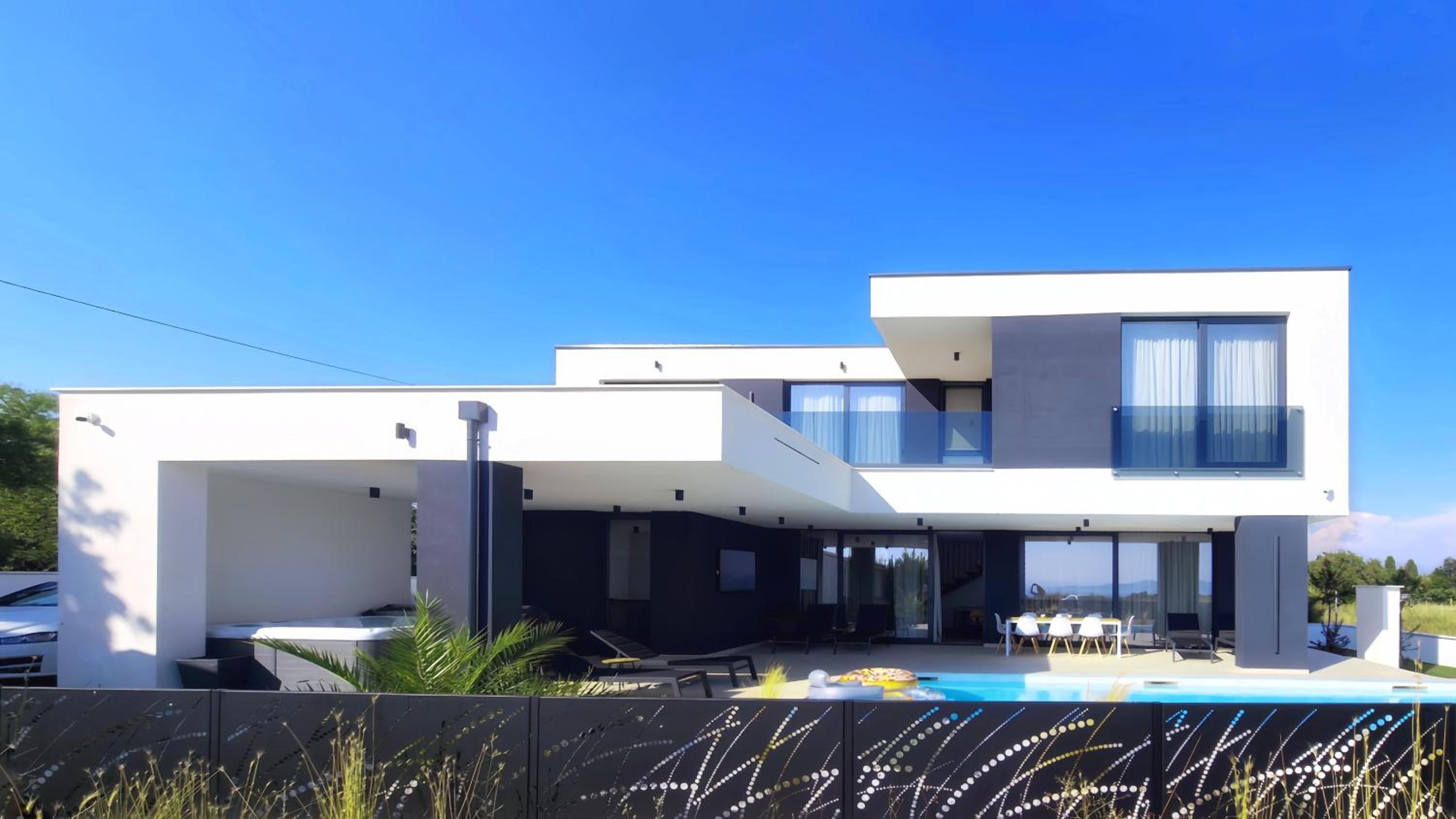 Villa 1 with hot tub, sauna and sea view view 2