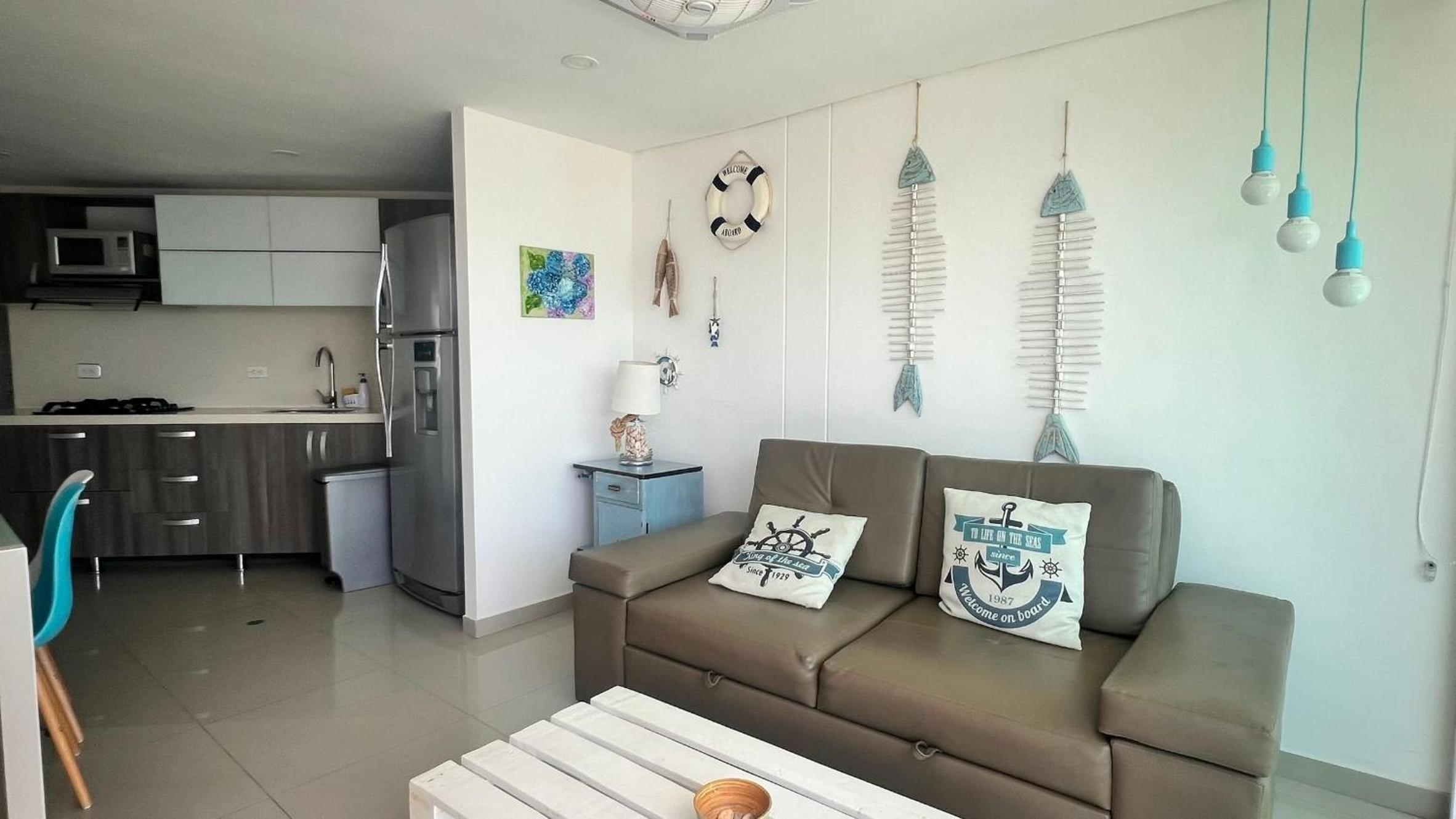 Edificio Areia en pozos Colorados, Apto 2 habitaciones 2 baños