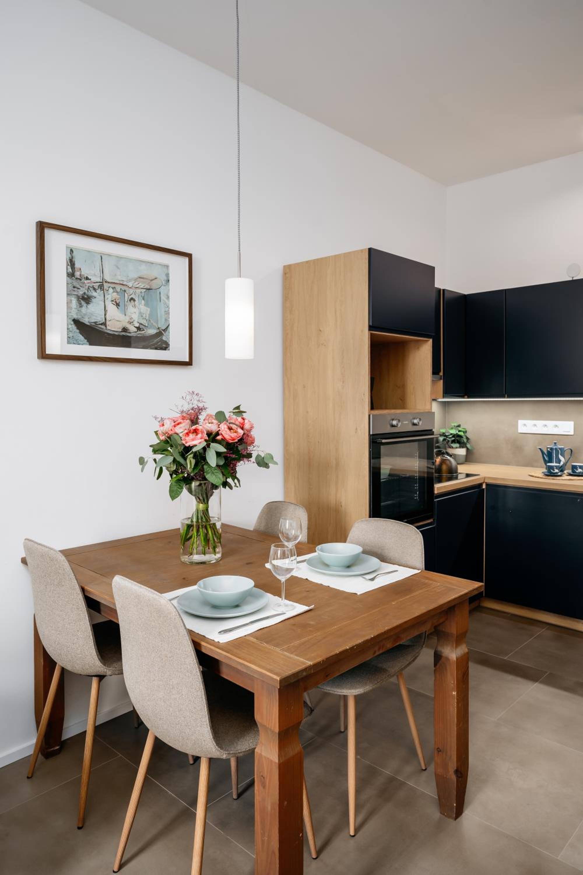 Modern one bedroom apartment in Holešovice by Prague Days