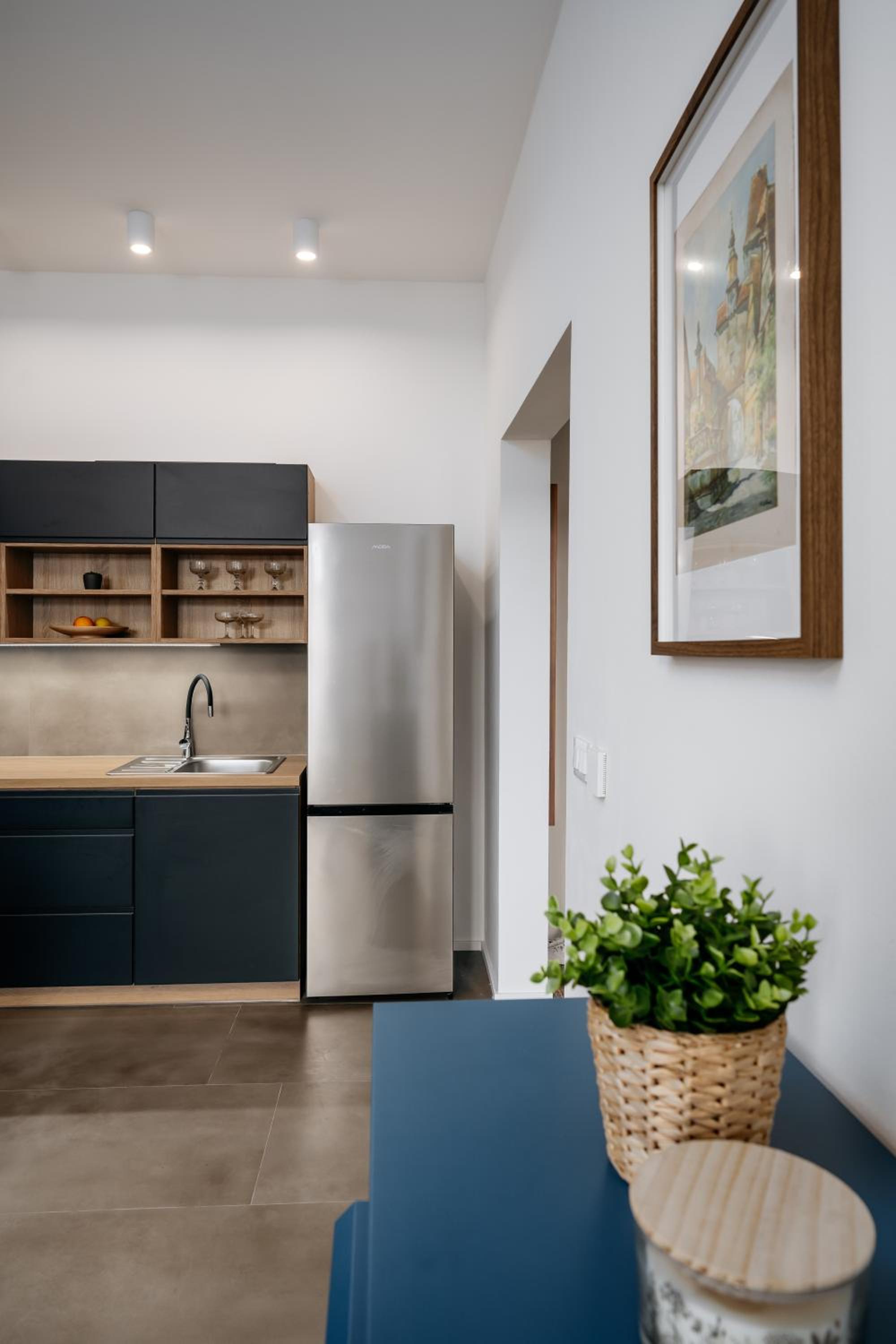 Modern one bedroom apartment in Holešovice by Prague Days