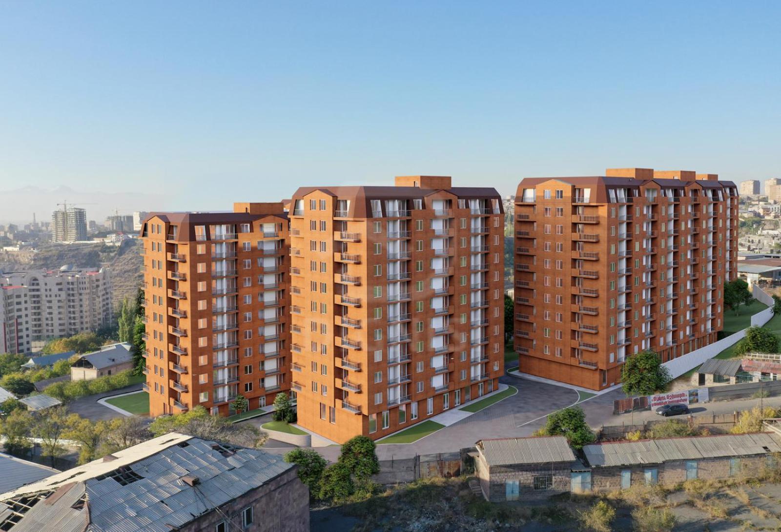 Two balcony apartment in Yerevan