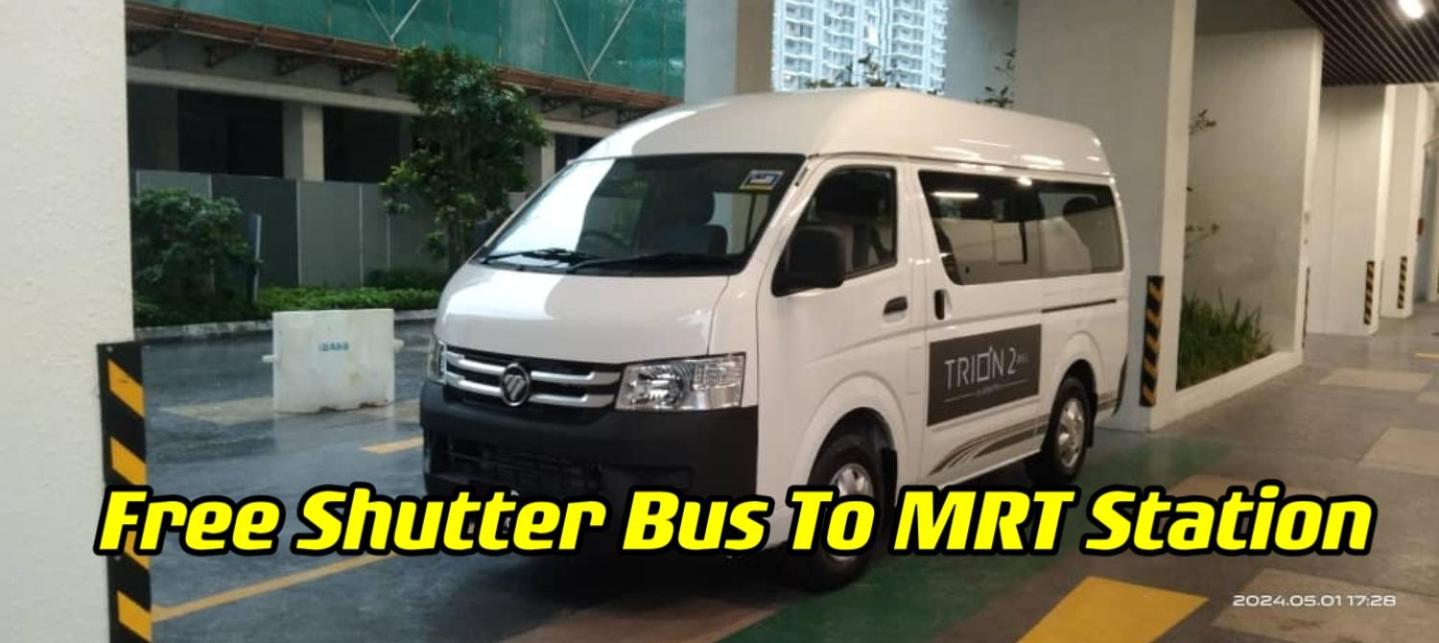 New Trion 2 KL City 5Pax Free shutter bus to MRT LRT
