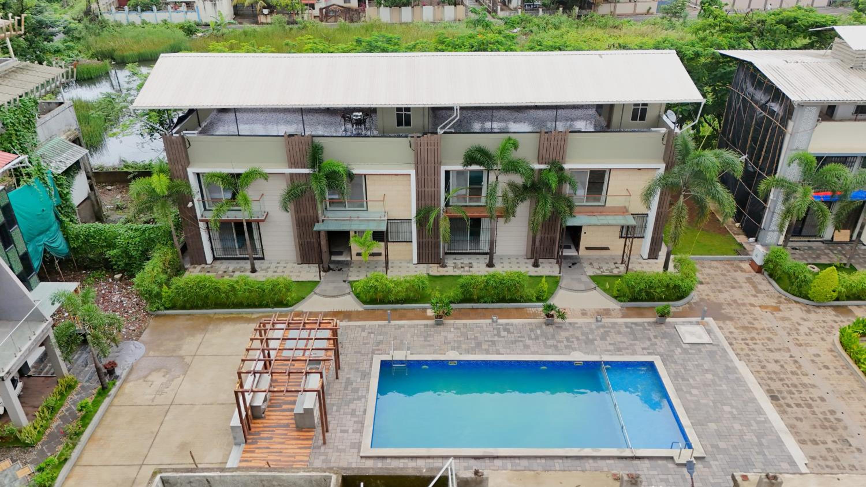 Alaya Stays Imperial Mystara 5-BHK with Common Pool & Garden Near Karla Cavs and Bhushi Dam view 4