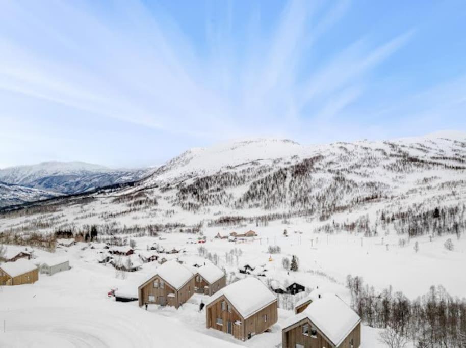 Flygende utsiktshytte med magisk utsikt