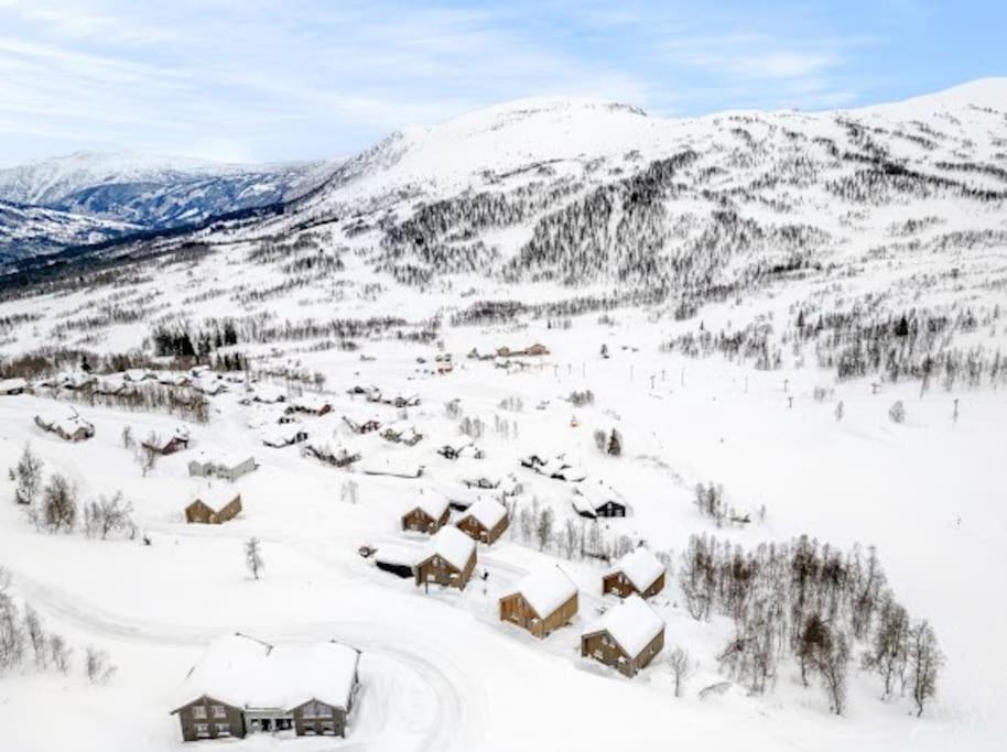 Flygende utsiktshytte med magisk utsikt