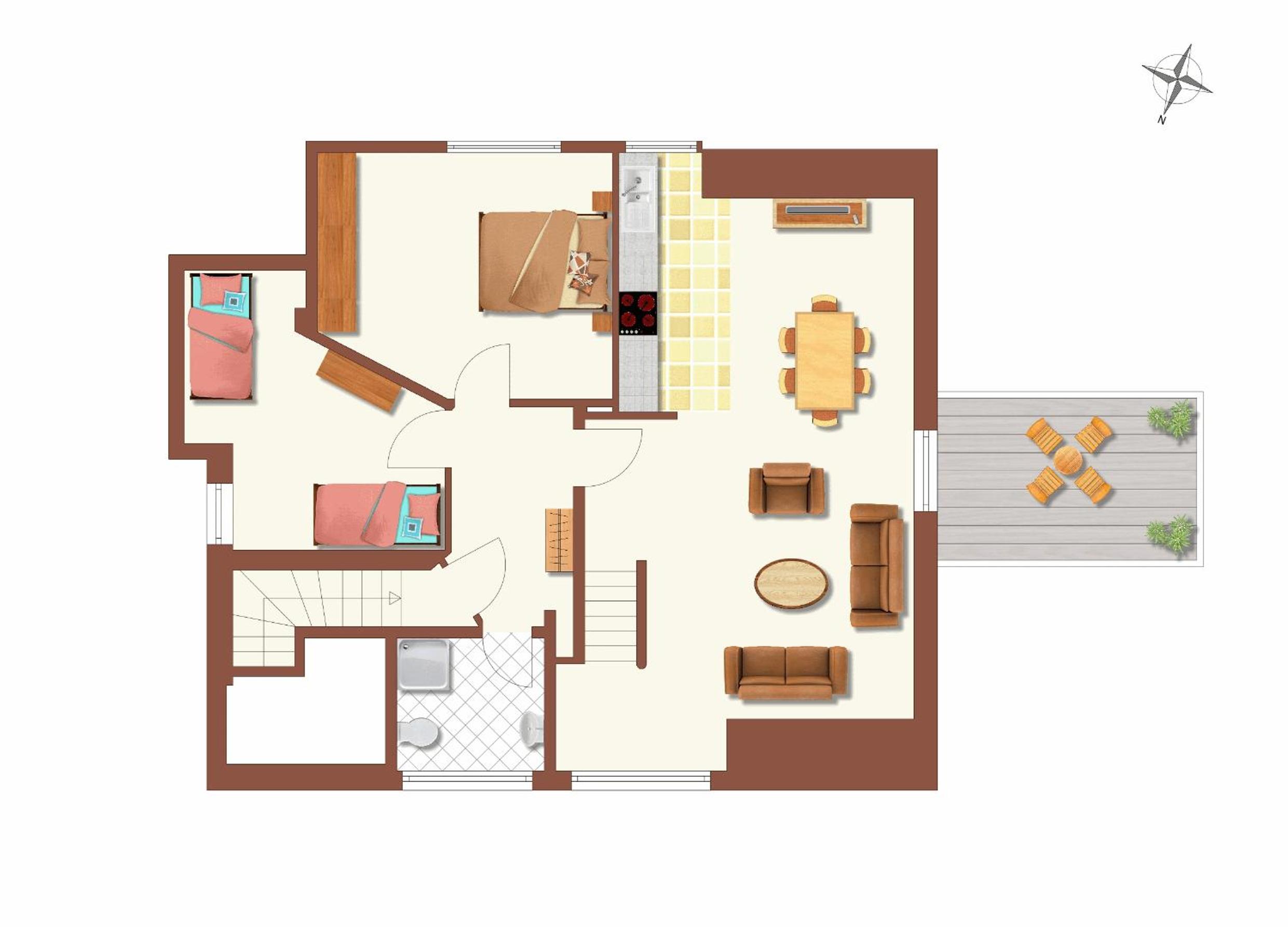 Huus Avelia Wohnung DG
