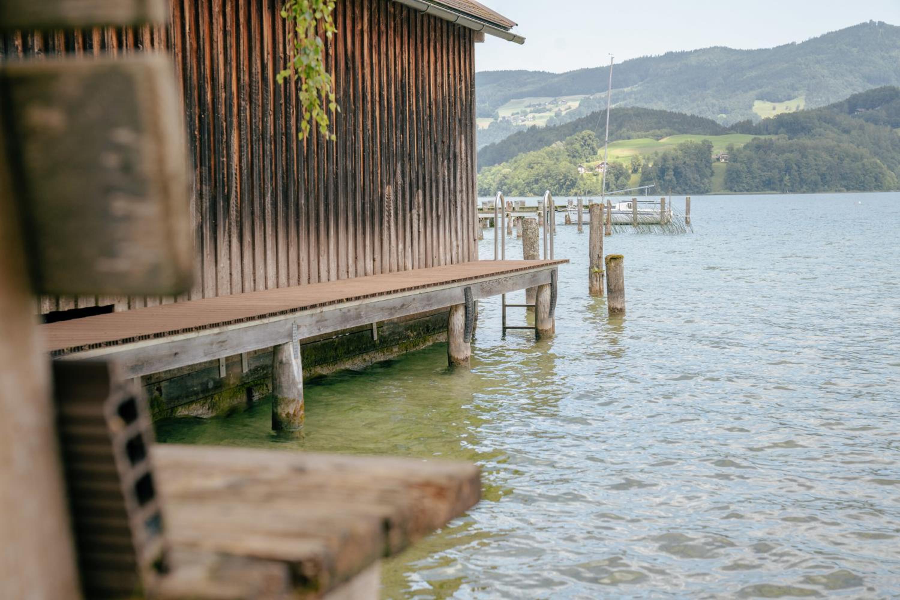 Apartment am See mit Garten