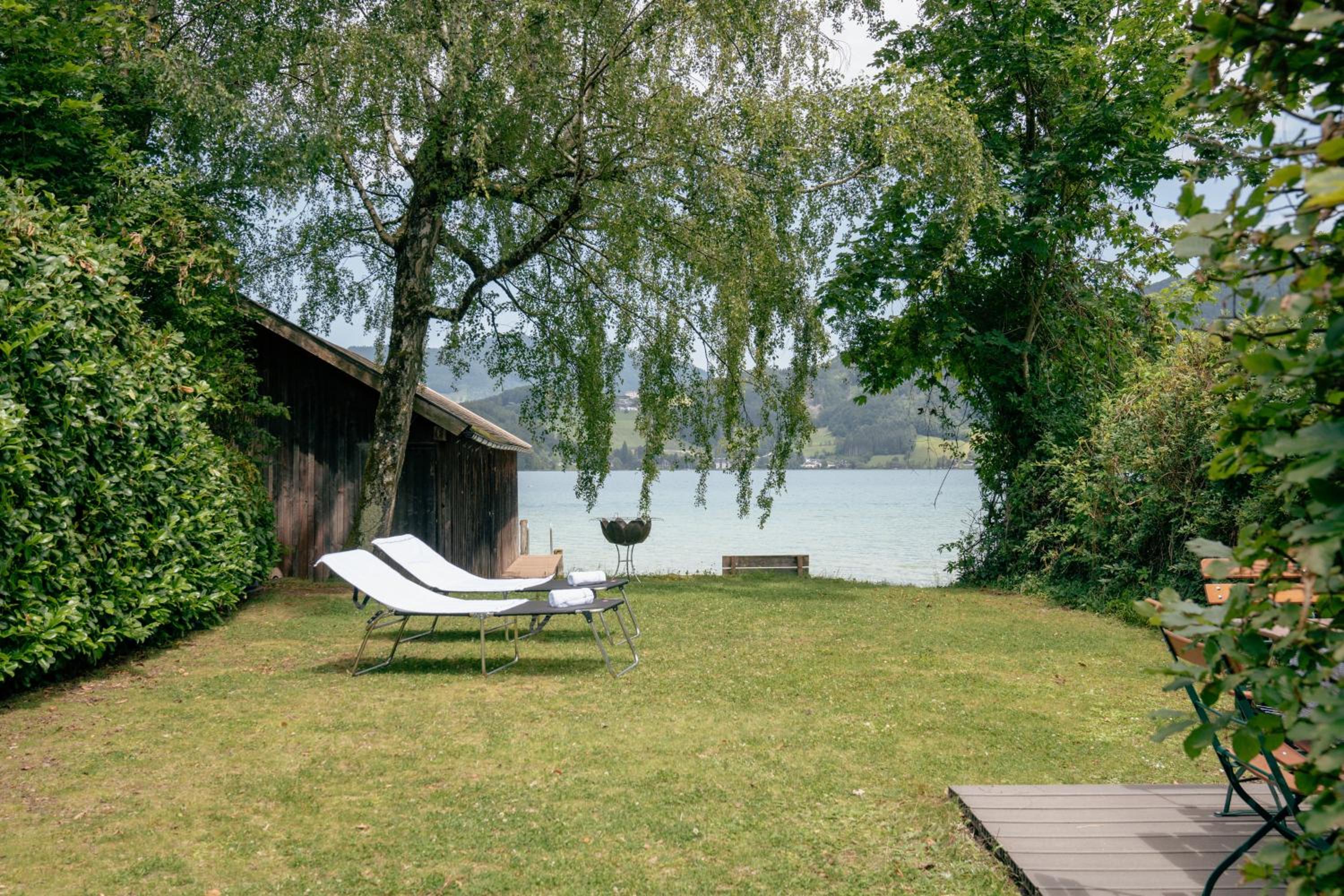 Apartment am See mit Garten