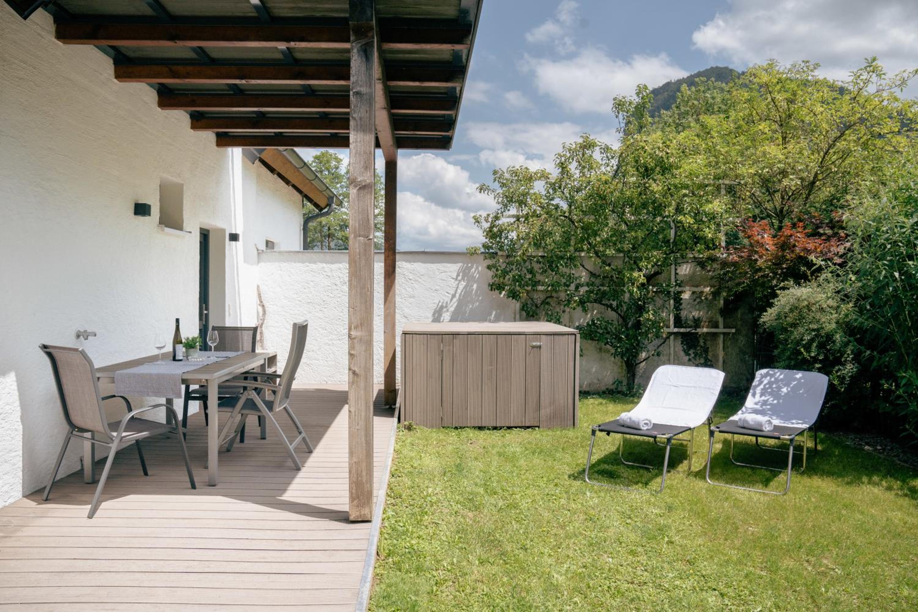 Apartment am See mit Garten