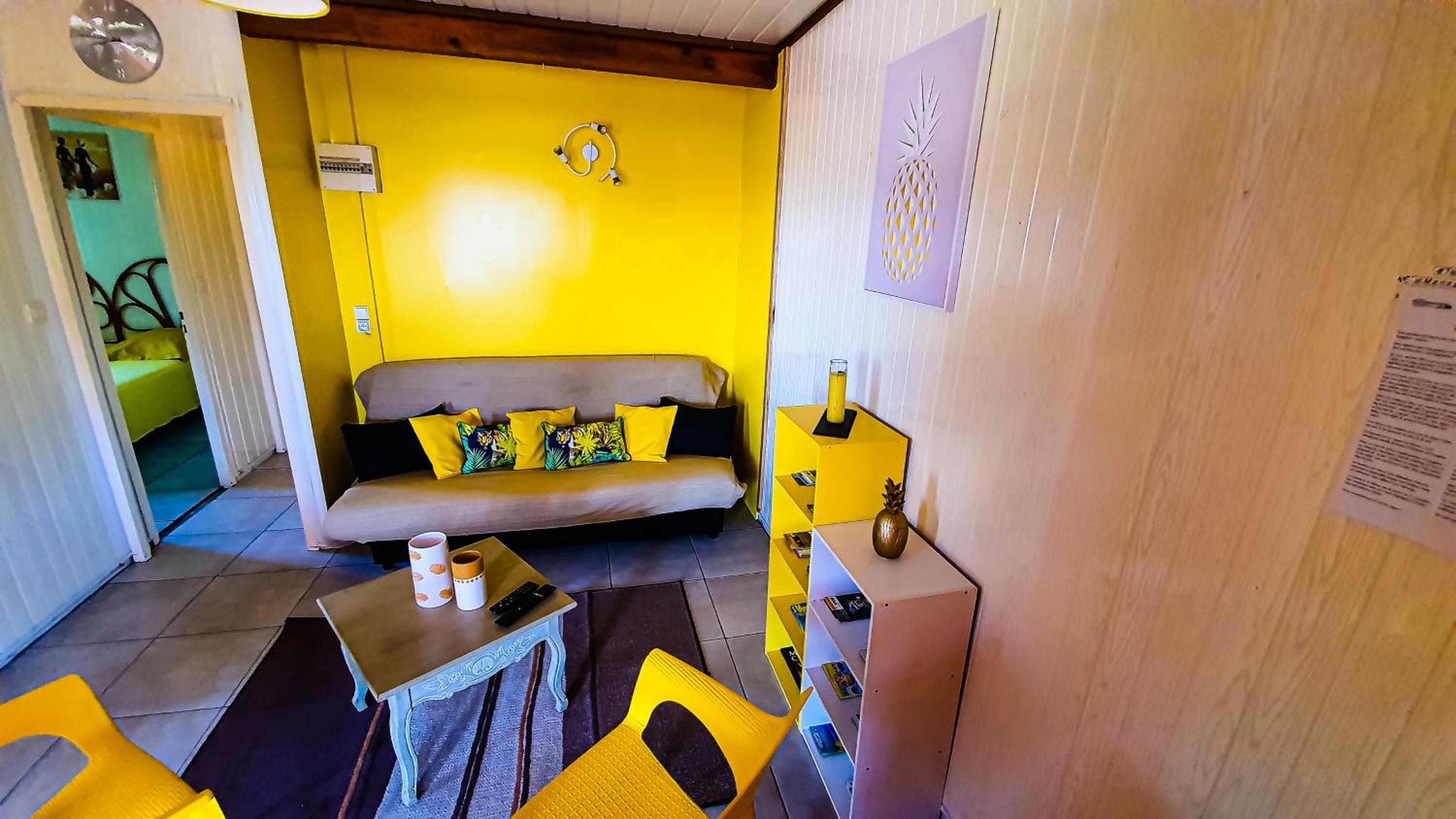 Bungalow enchanteur à Bouillante avec vue sur la mer