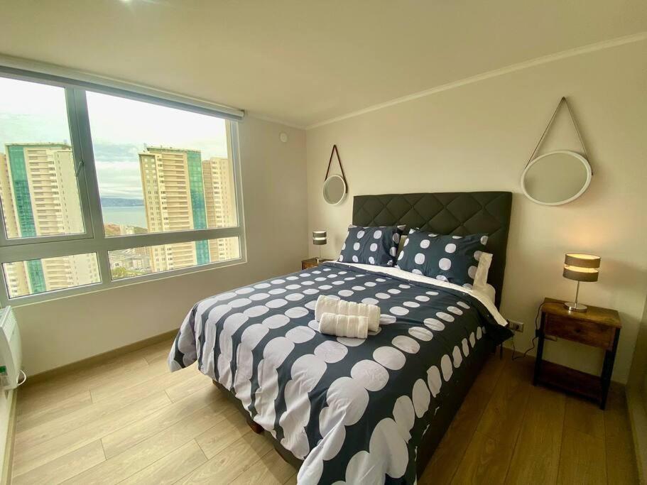 Depto en Concón elegante y full equipado con hermosa vista