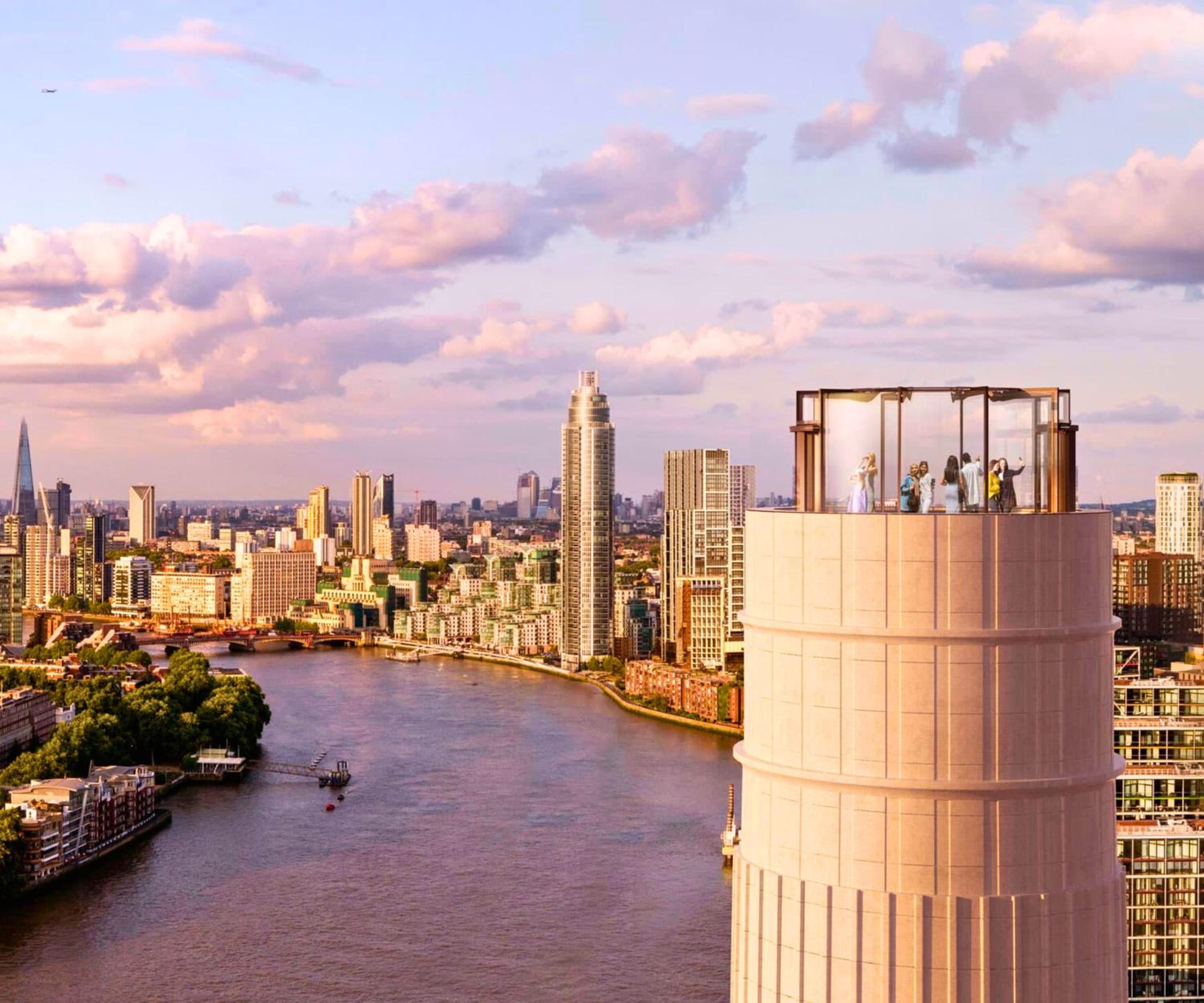 Chelsea Bridge 2b2b balcony 1GB superfast wifi - LuxuryLondonStays