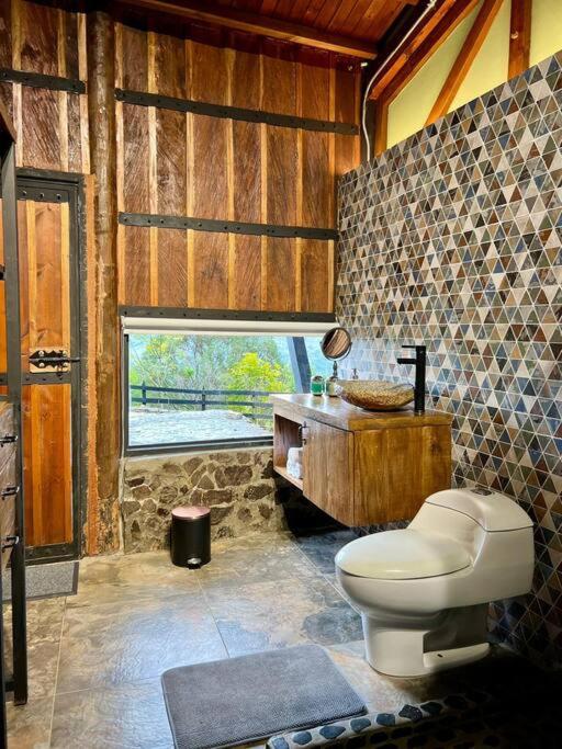 Luxury mountain top cabin steps away from Jericó