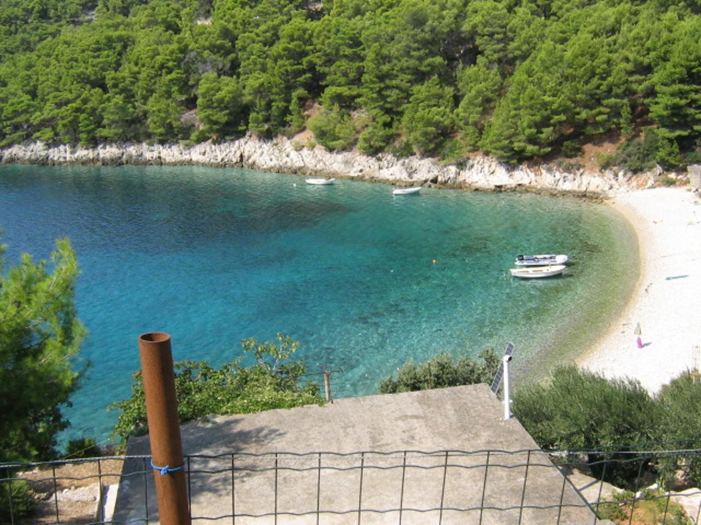 Charming Apartment with Sea View, Gdinj, 70 m², Garden