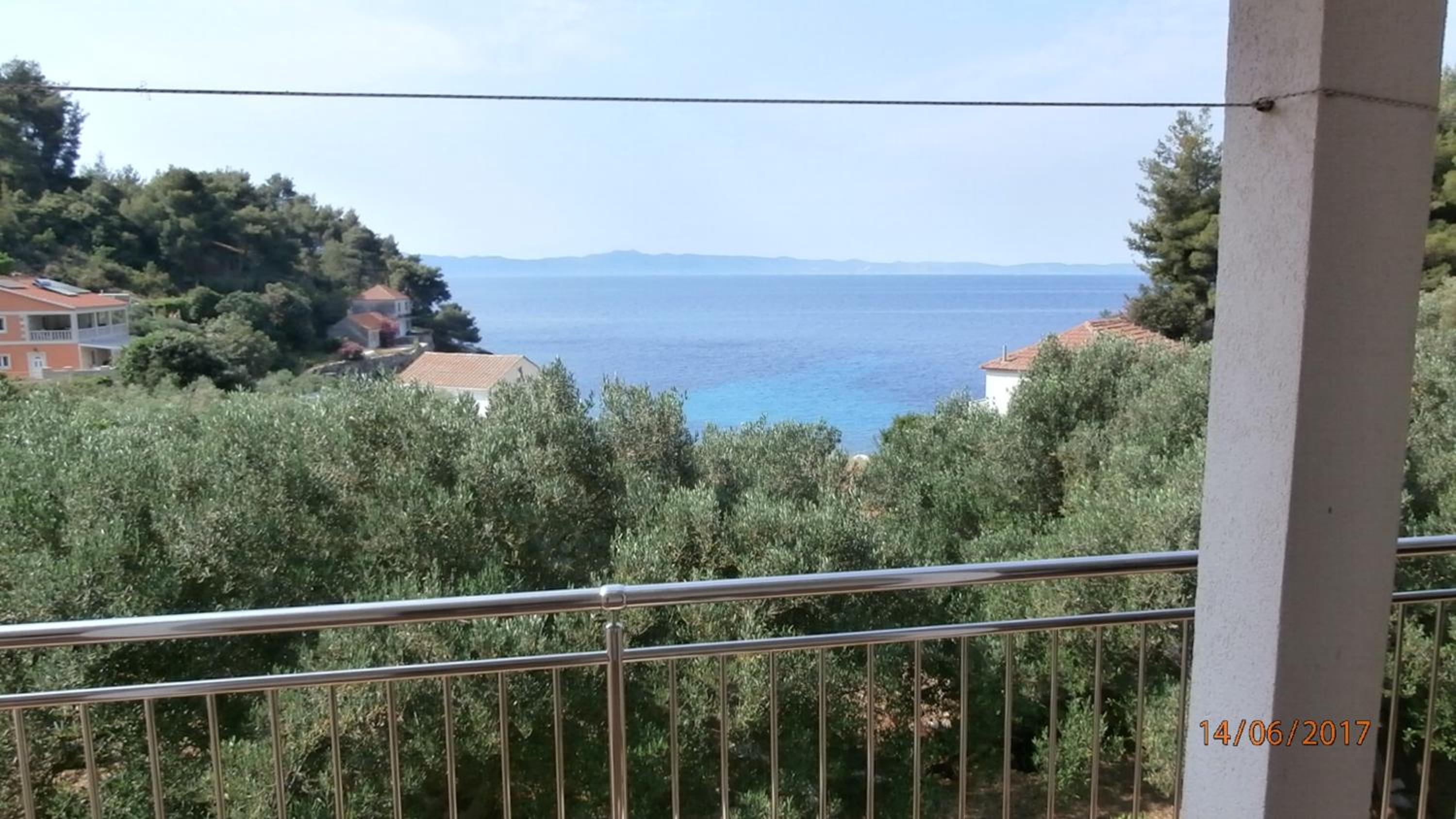 Charming Apartment with Sea View, Gdinj, 70 m², Garden