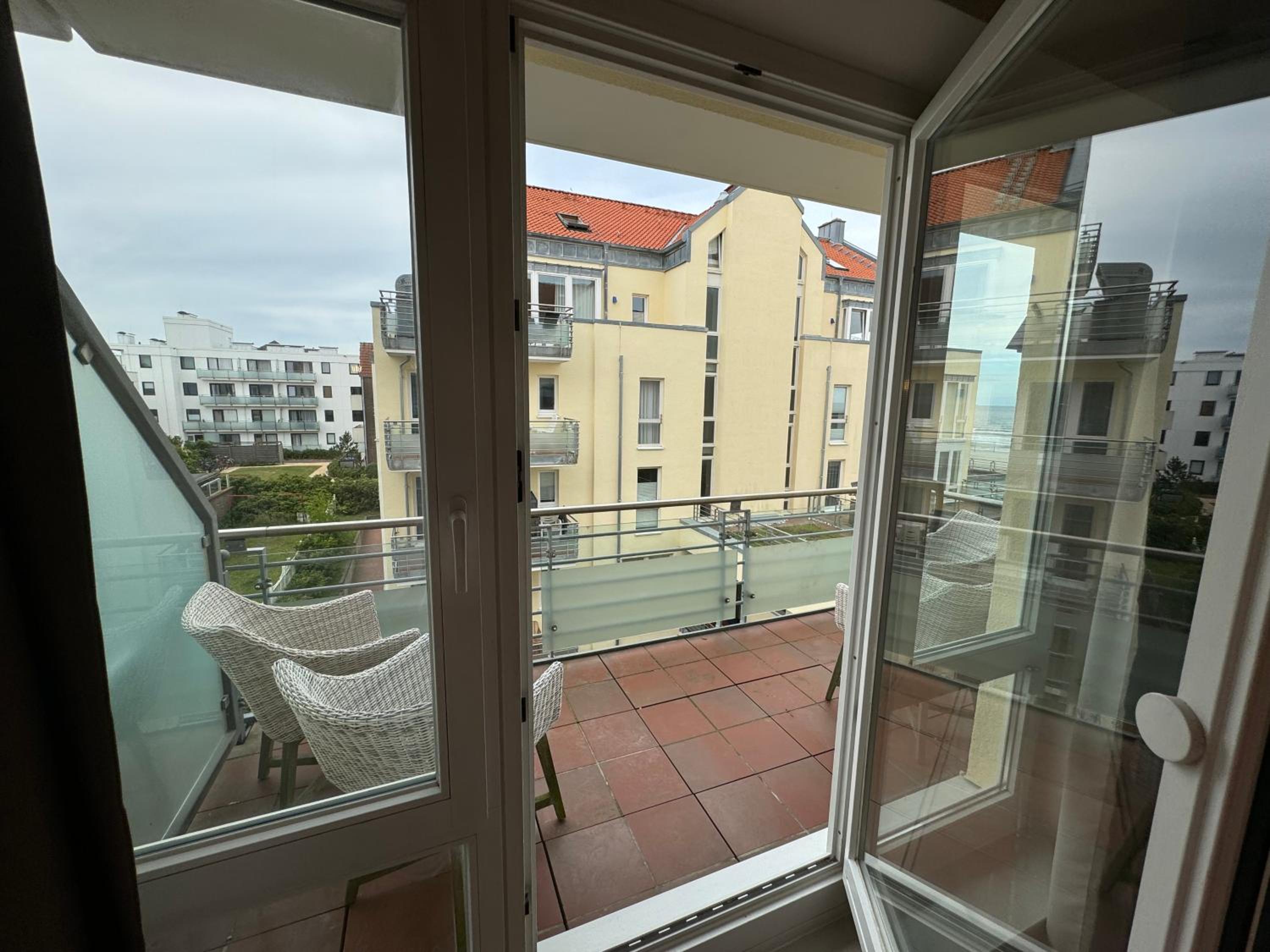 Kaiserhof Wangerooge Meeresbrise - Meerblick vom Balkon direkt am Strand