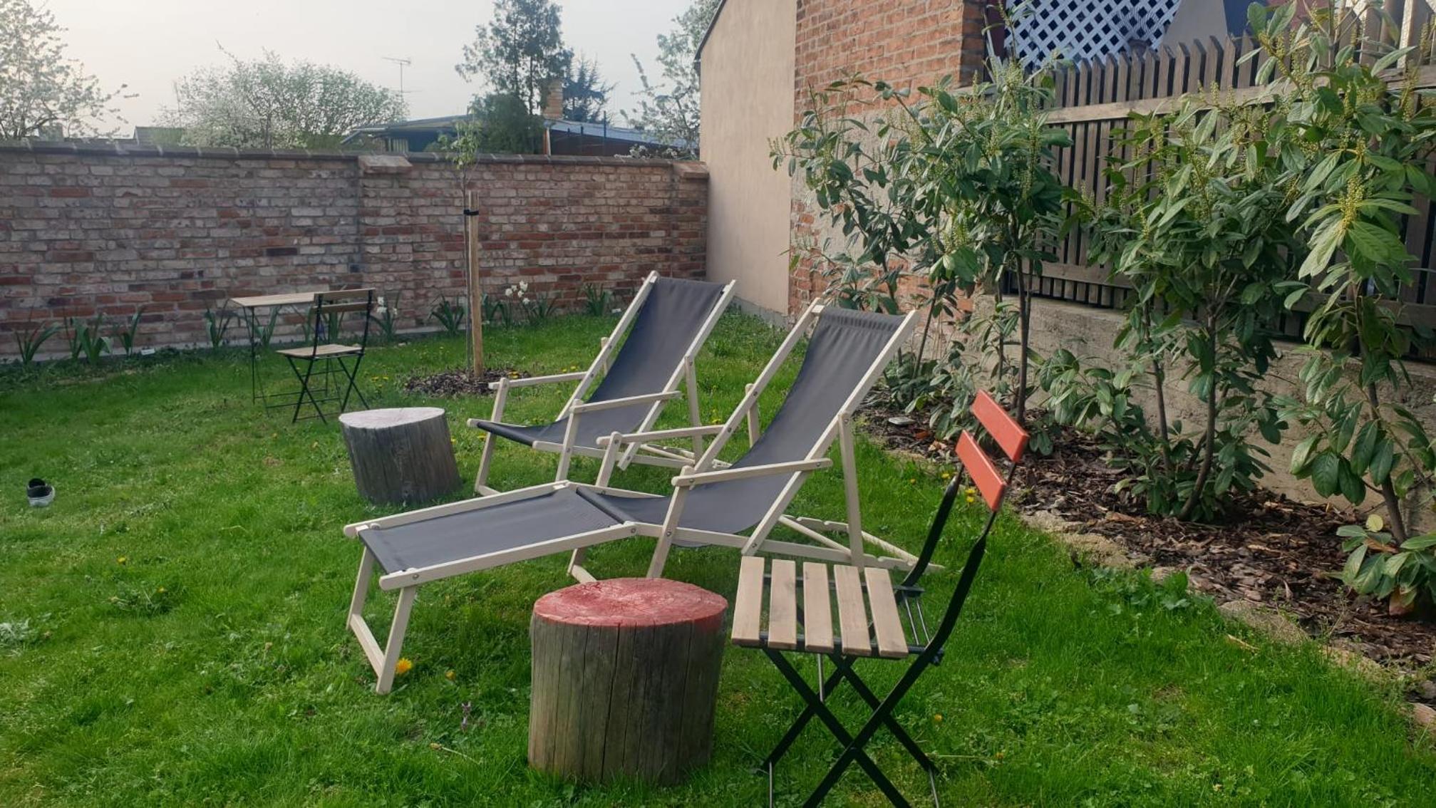 Original apartment with garden in Pisek