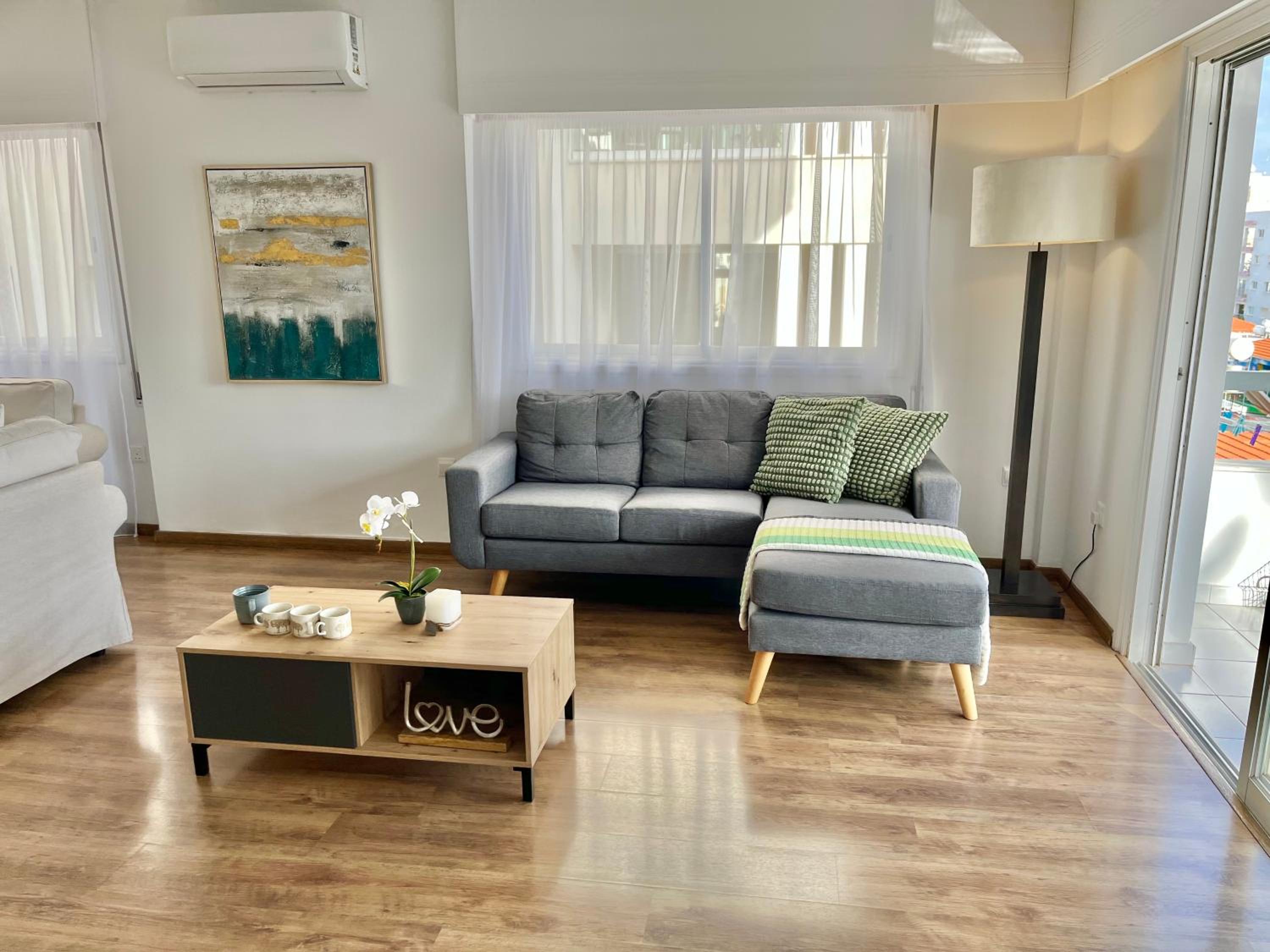 Shiny Blue Apartment