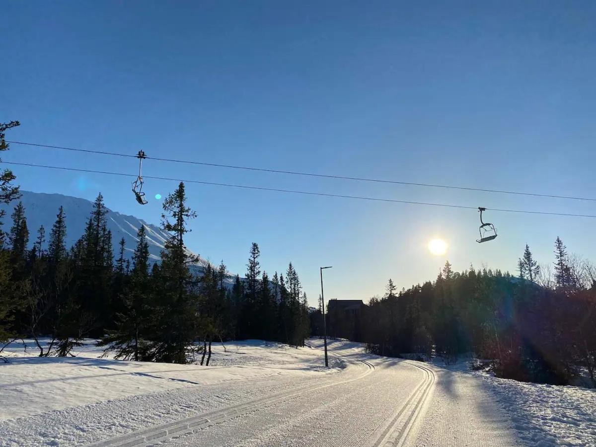 Lägenhet med utsikt mot Gaustatoppen, ski in ski out view 5