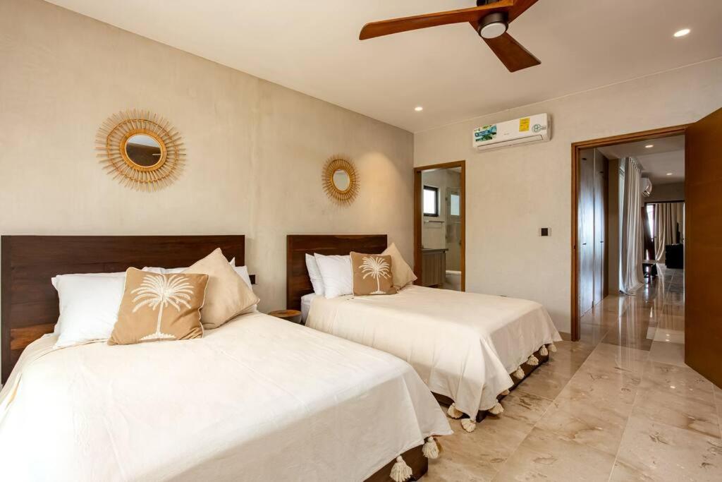 Luxury Beachfront Getaway Tankah Bay view 4