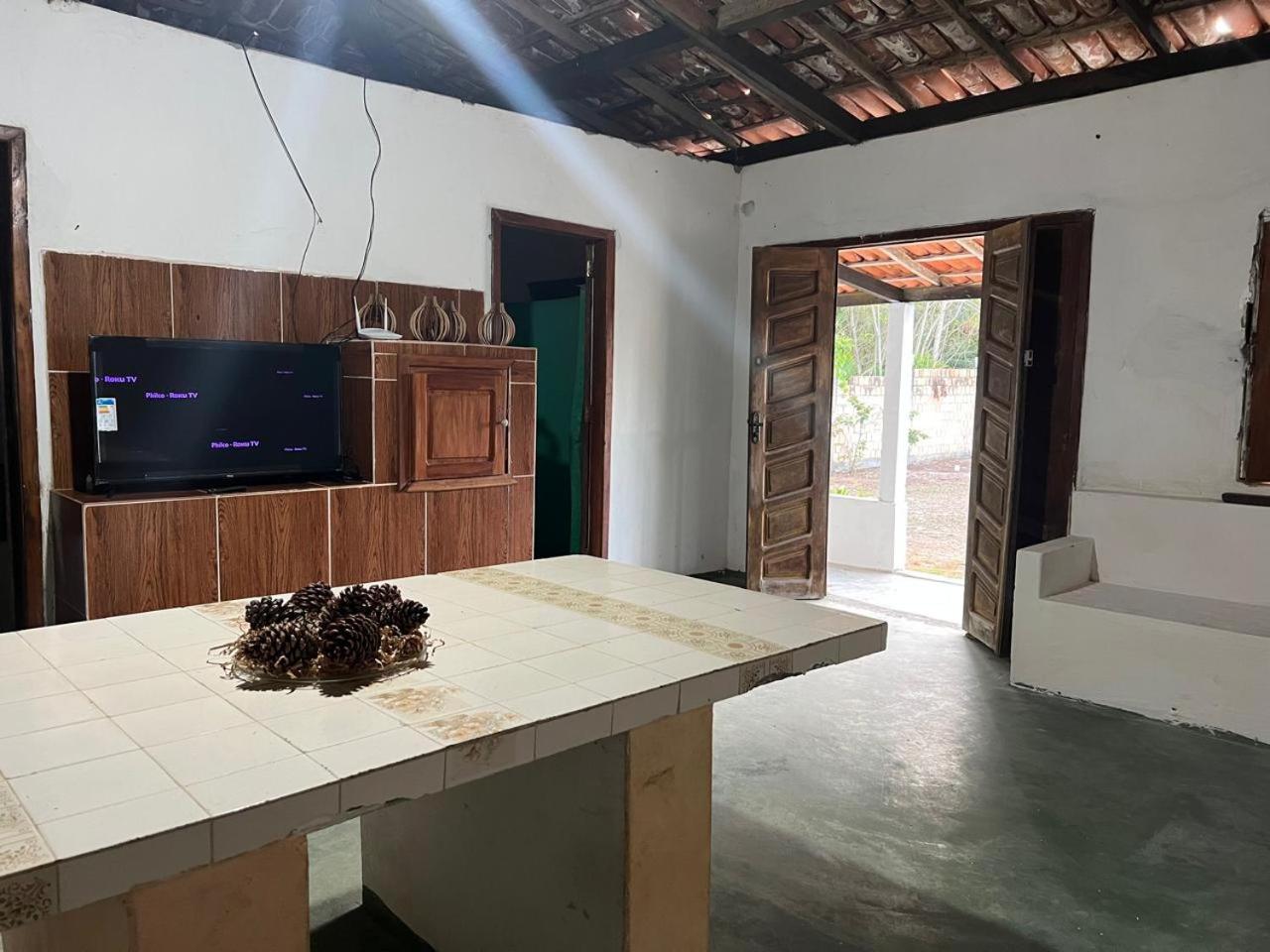 Casa frente ao mar com piscina