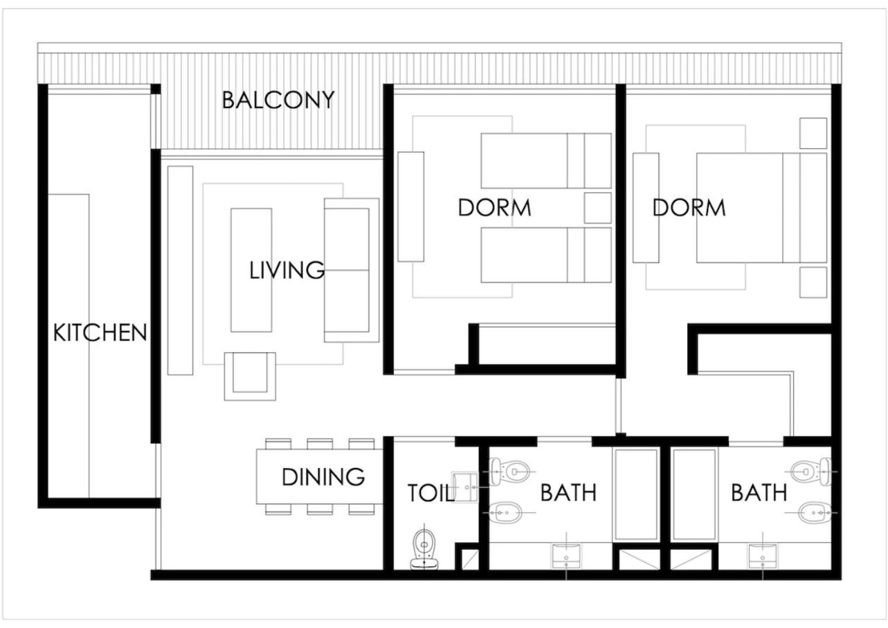 Fliphaus Nicaragua 6000 - 2bd Livehotel Parking