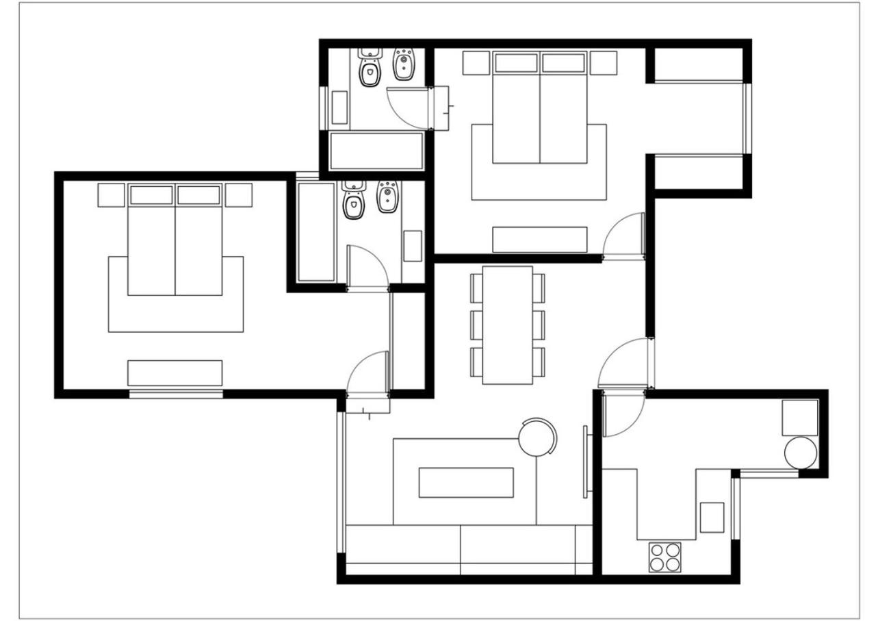 Fliphaus Ayacucho 1800 - 2 Bd En-suite Recoleta