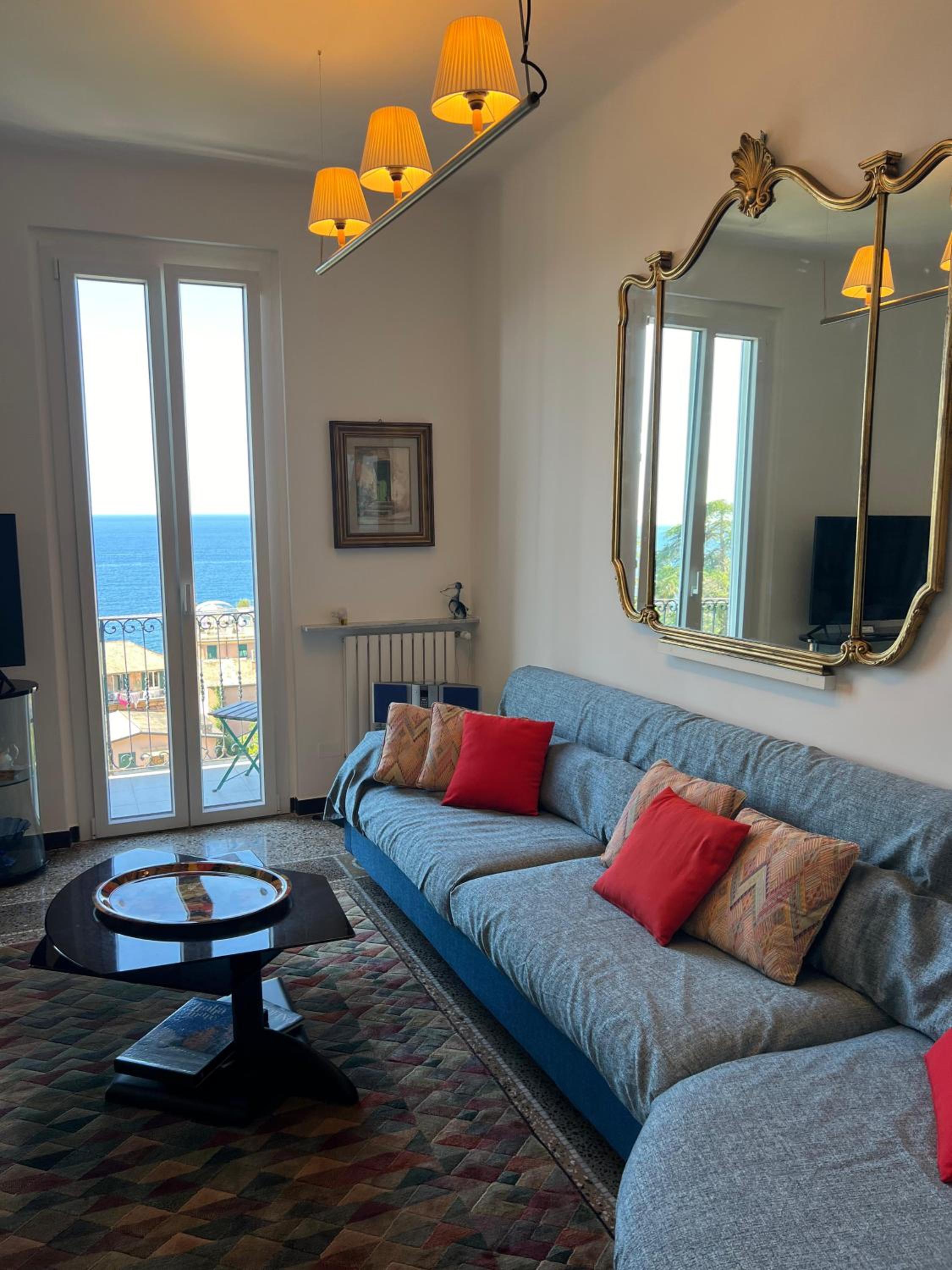 Romantic garden sea view Nervi view 5