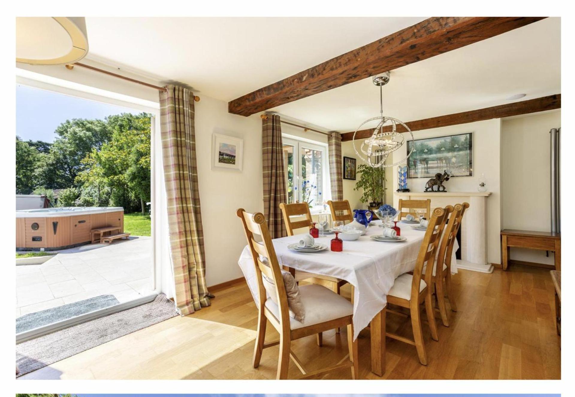Sleeps10 18-Parking-Garden-Pool-HotTub-Balcony view 5