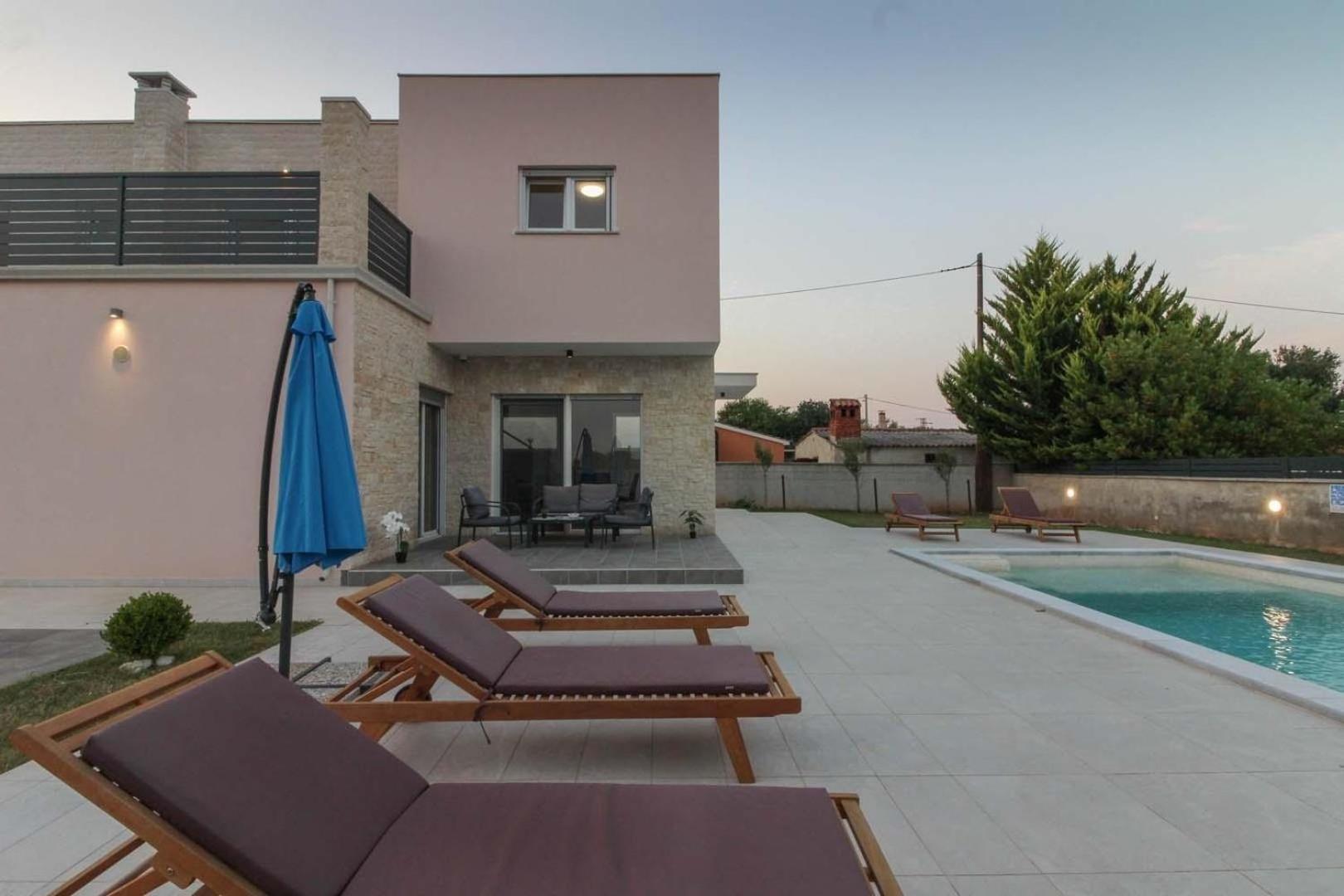 Ferienhaus mit Privatpool für 10 Personen ca 220 qm in Šišan, Istrien Südküste von Istrien view 4