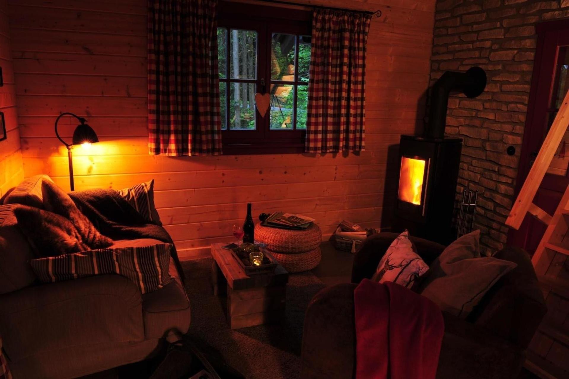 Blockhaus mit Terrasse und Grill am Bodewasserfall